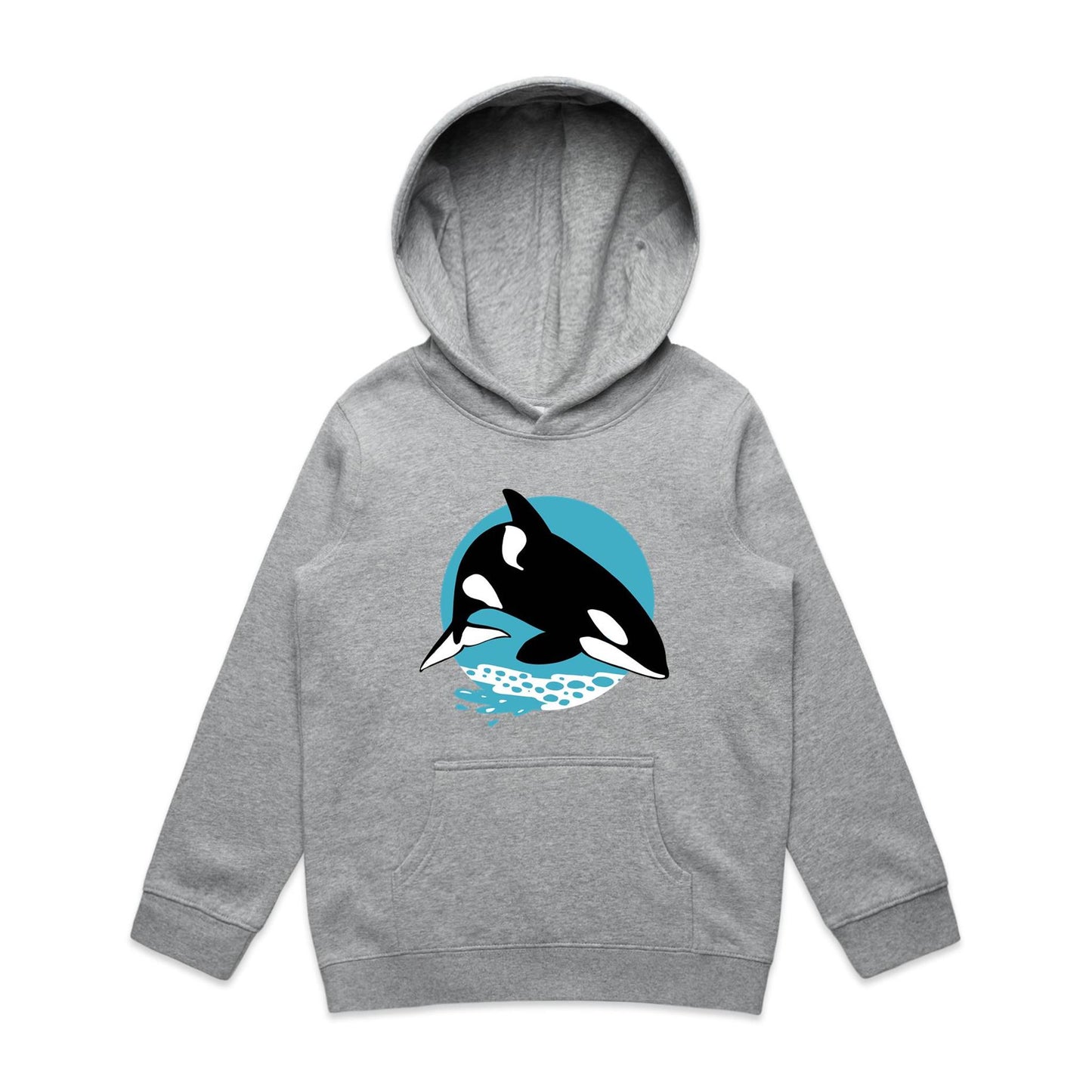 Kids Earthfolk Hoodie - Orca - The Crescent Moon