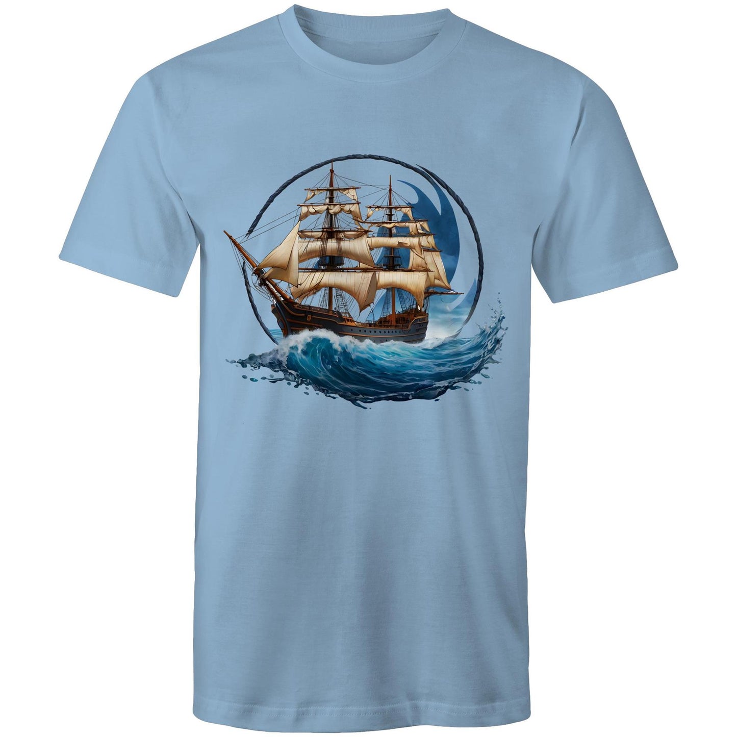Men's Earthfolk T shirt - Ahoy me Hearties - The Crescent Moon
