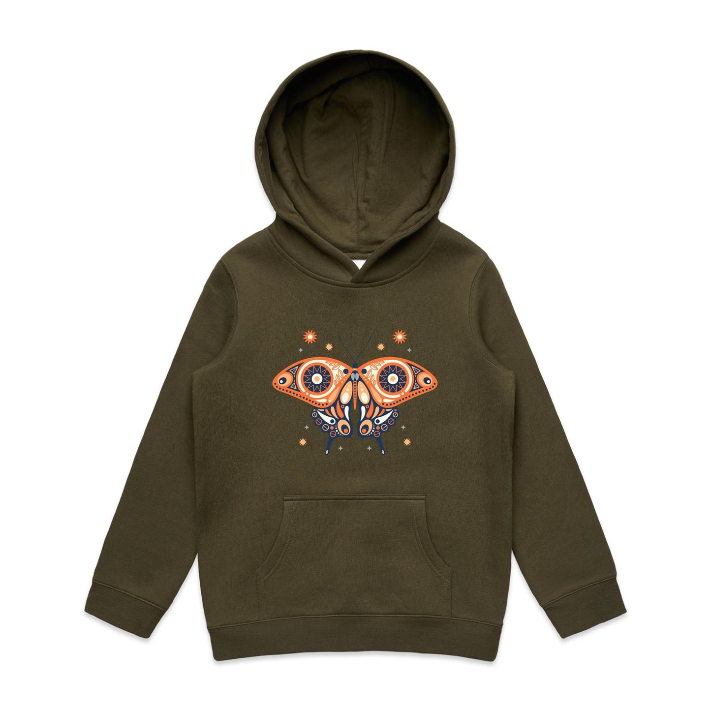 Kids Earthfolk Hoodie - Bohemian Butterfly
