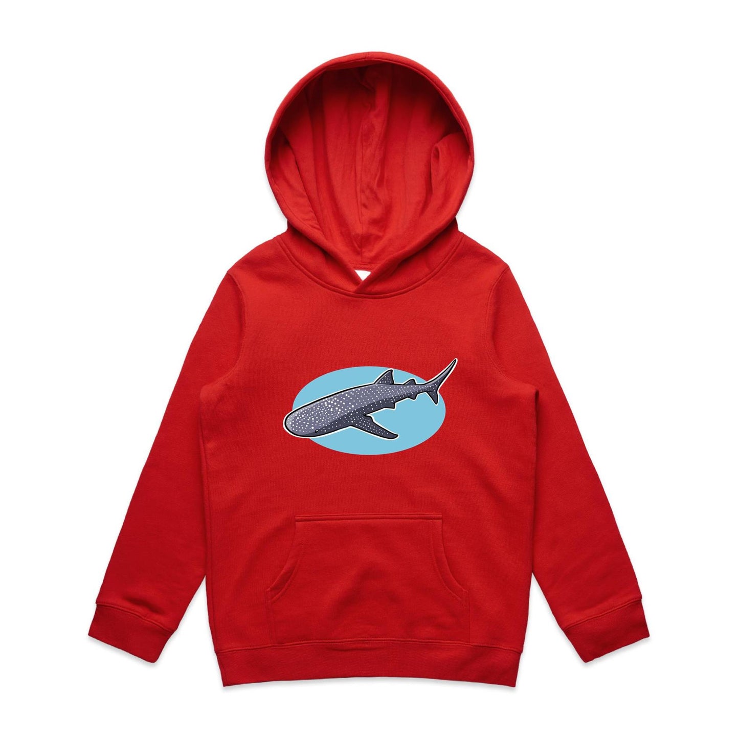 Kid's Earthfolk Hoodie - Cruising Whale Shark - The Crescent Moon