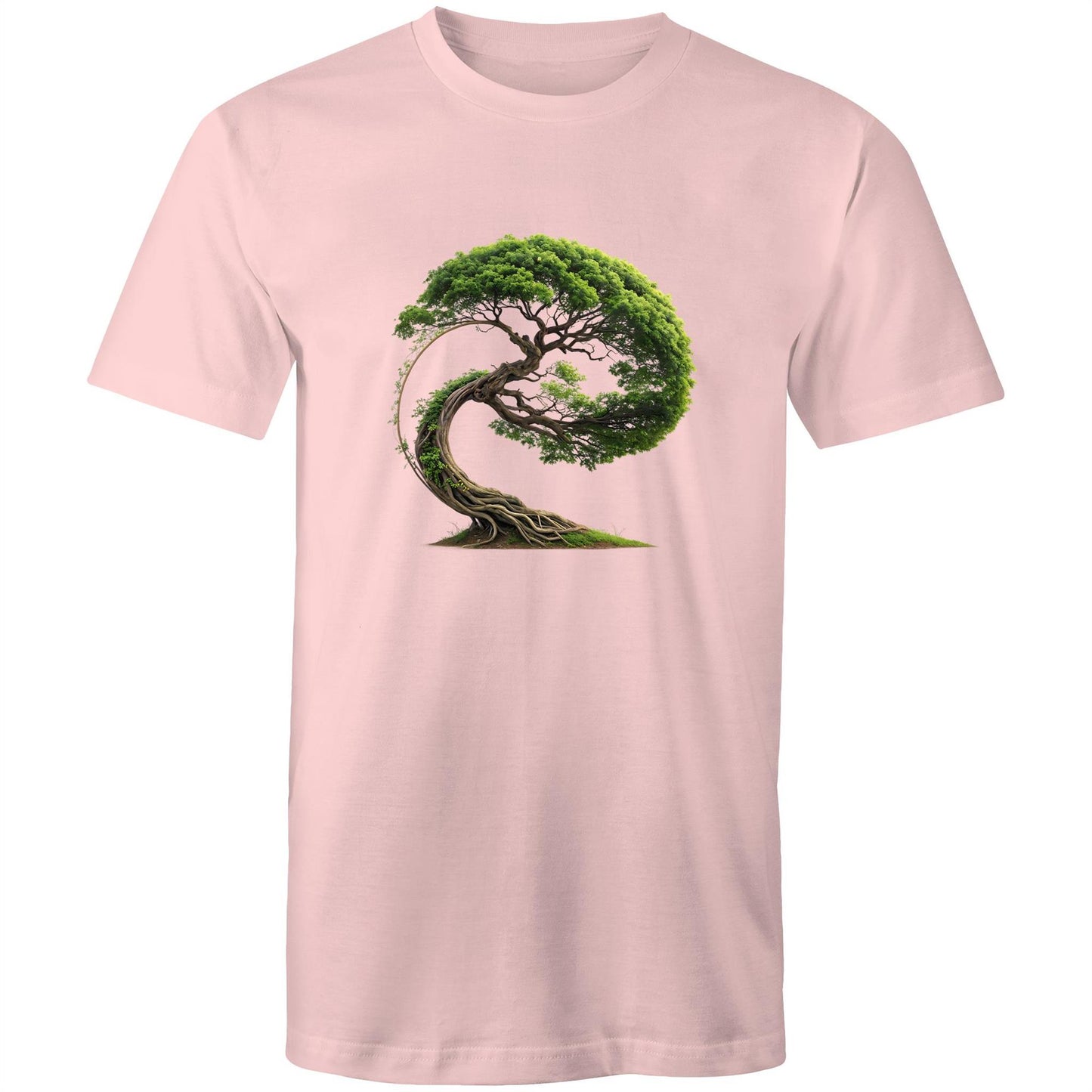Men's Earthfolk T shirt - Swept in Motion - The Crescent Moon