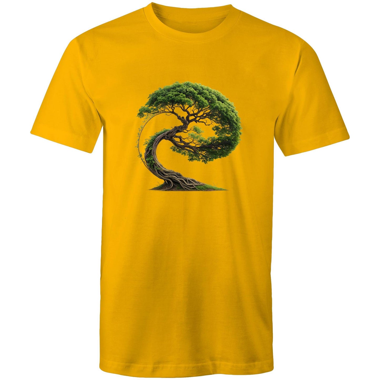 Men's Earthfolk T shirt - Swept in Motion - The Crescent Moon