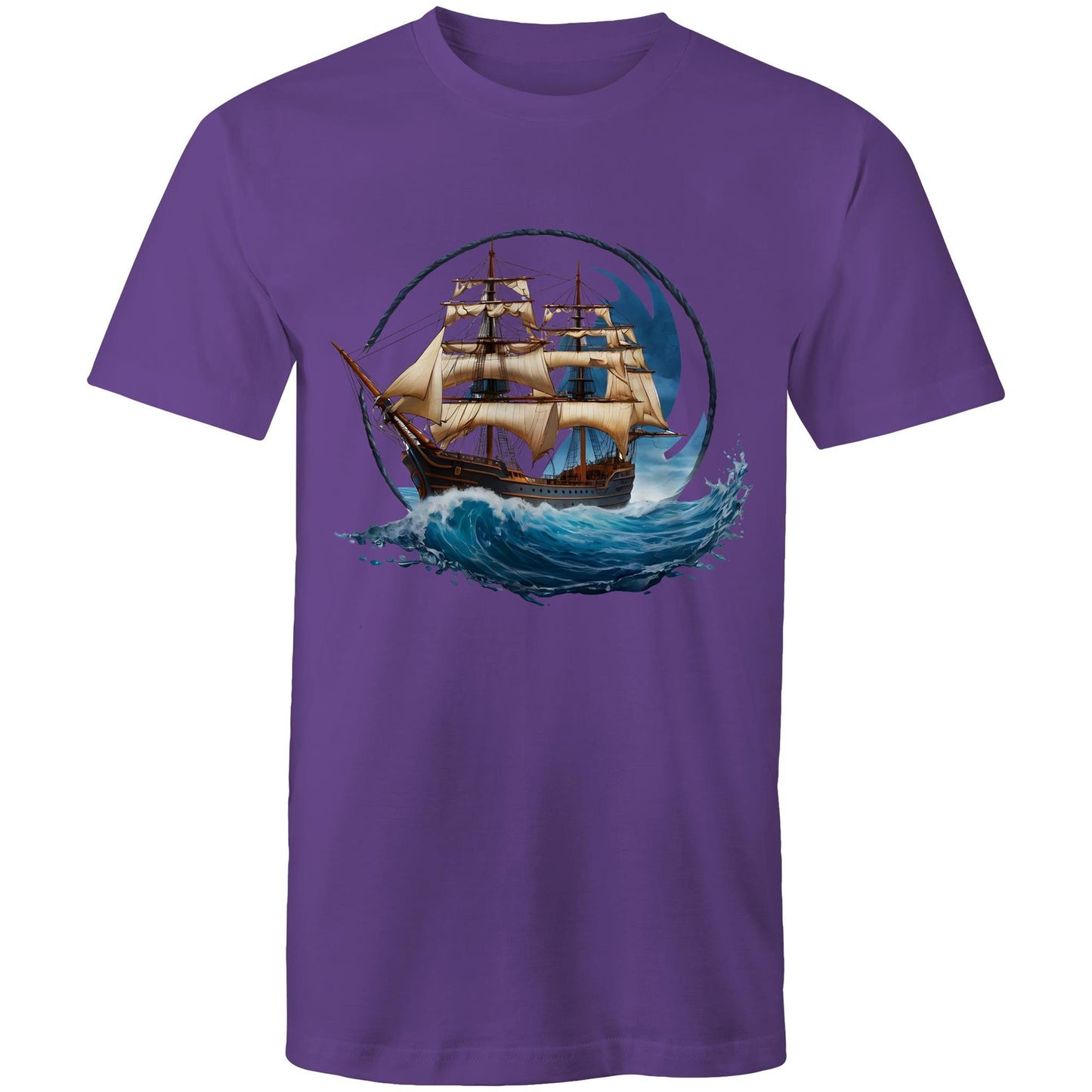 Men's Earthfolk T shirt - Ahoy me Hearties - The Crescent Moon