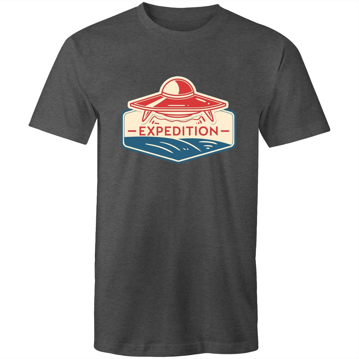Men's Earthfolk T shirt - Alien Expedition - The Crescent Moon
