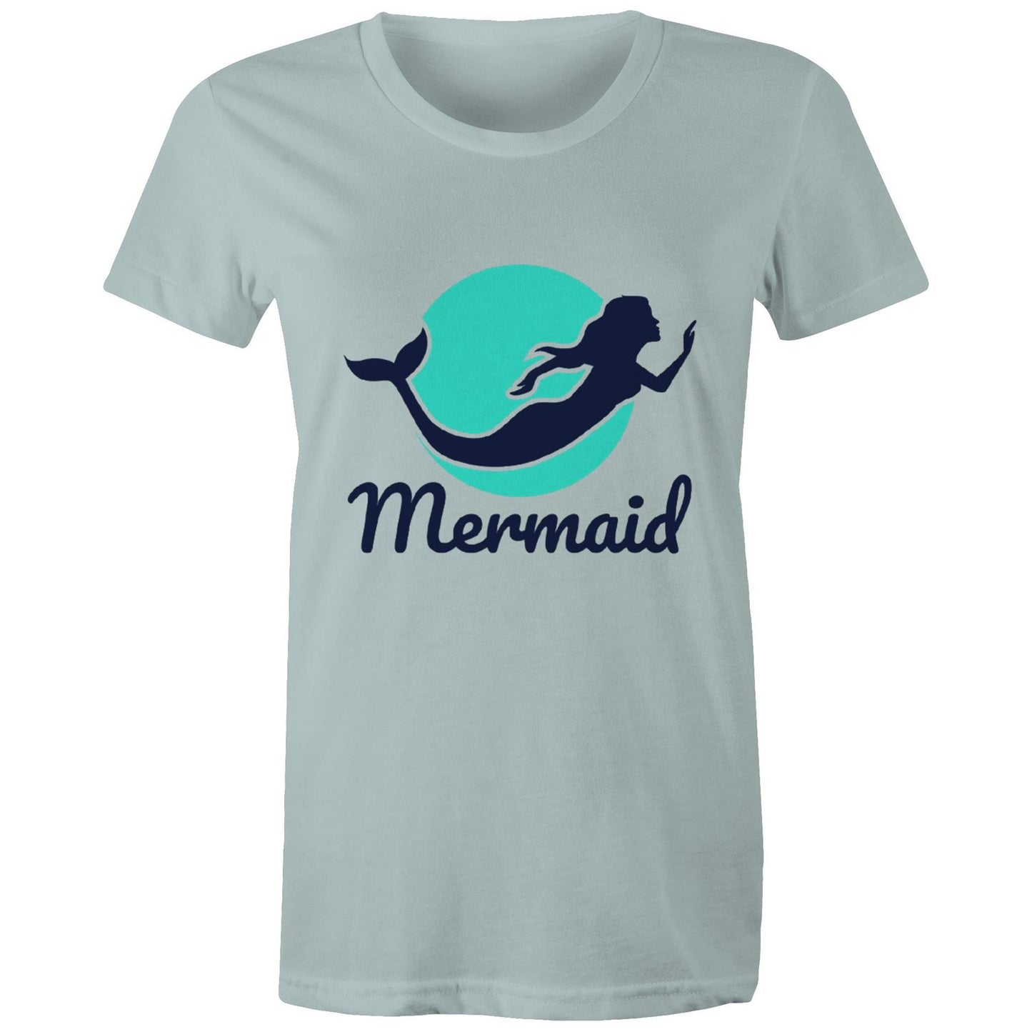 Women's Earthfolk Printed T shirt - Mermaid - The Crescent Moon