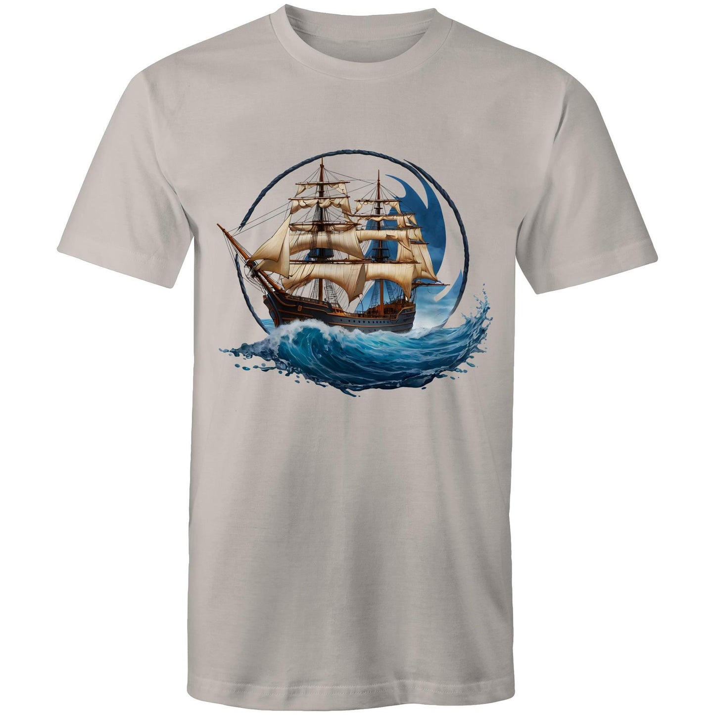 Men's Earthfolk T shirt - Ahoy me Hearties - The Crescent Moon