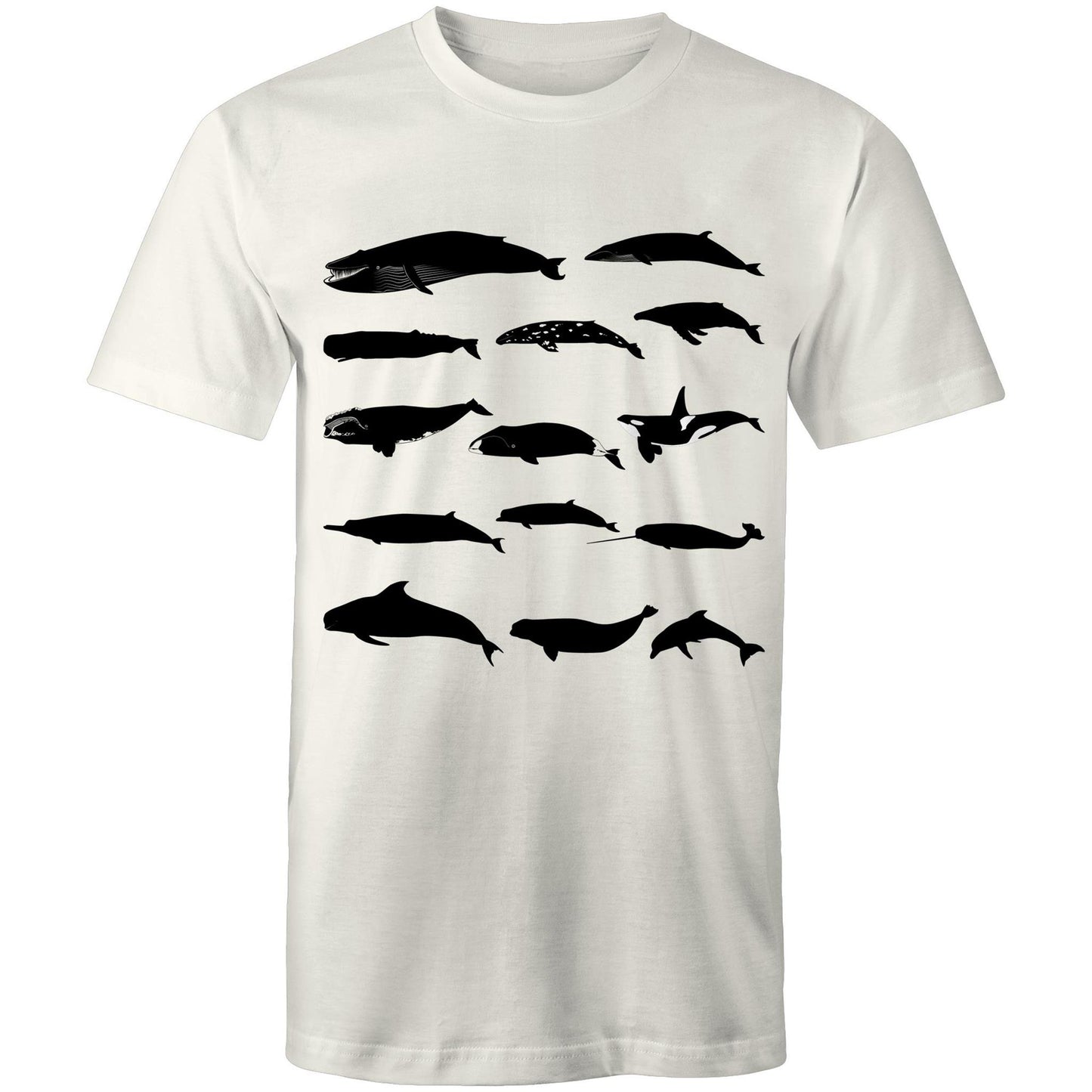 Men's Earthfolk Tshirt - Whale Silhouette - The Crescent Moon