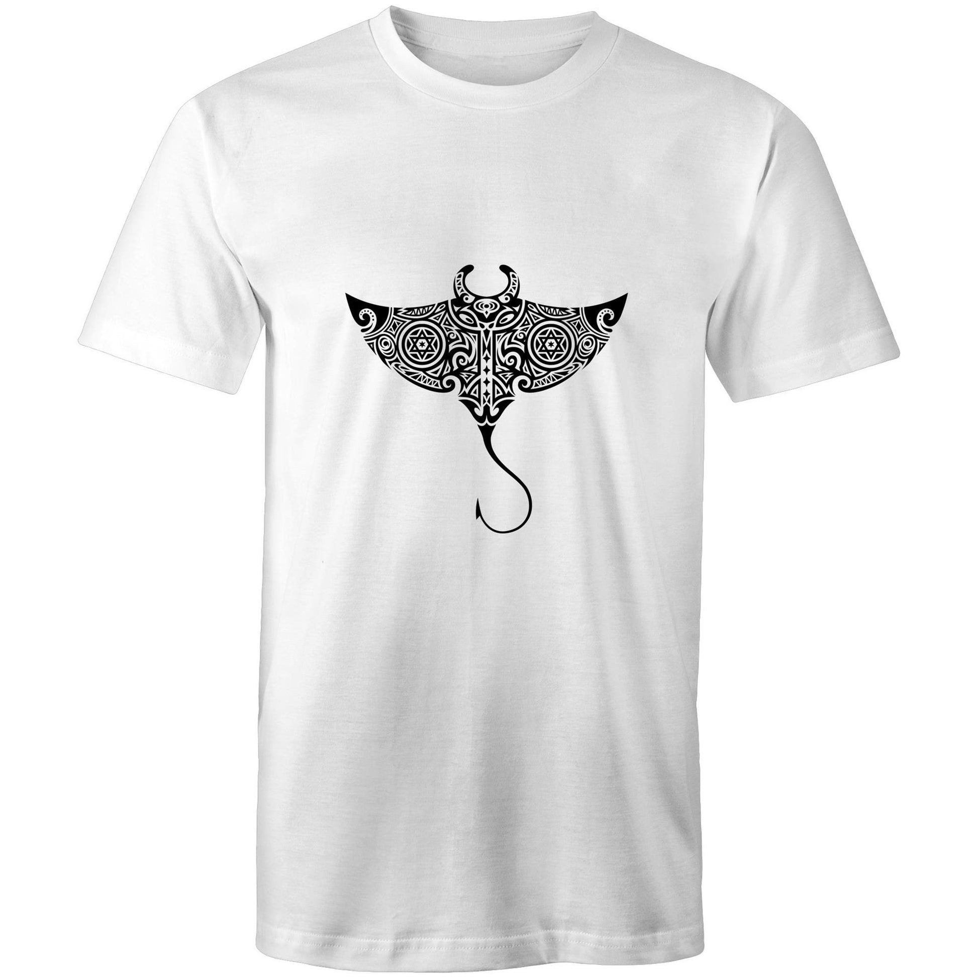 Men's Earthfolk T shirt - Totem Sting Ray - The Crescent Moon