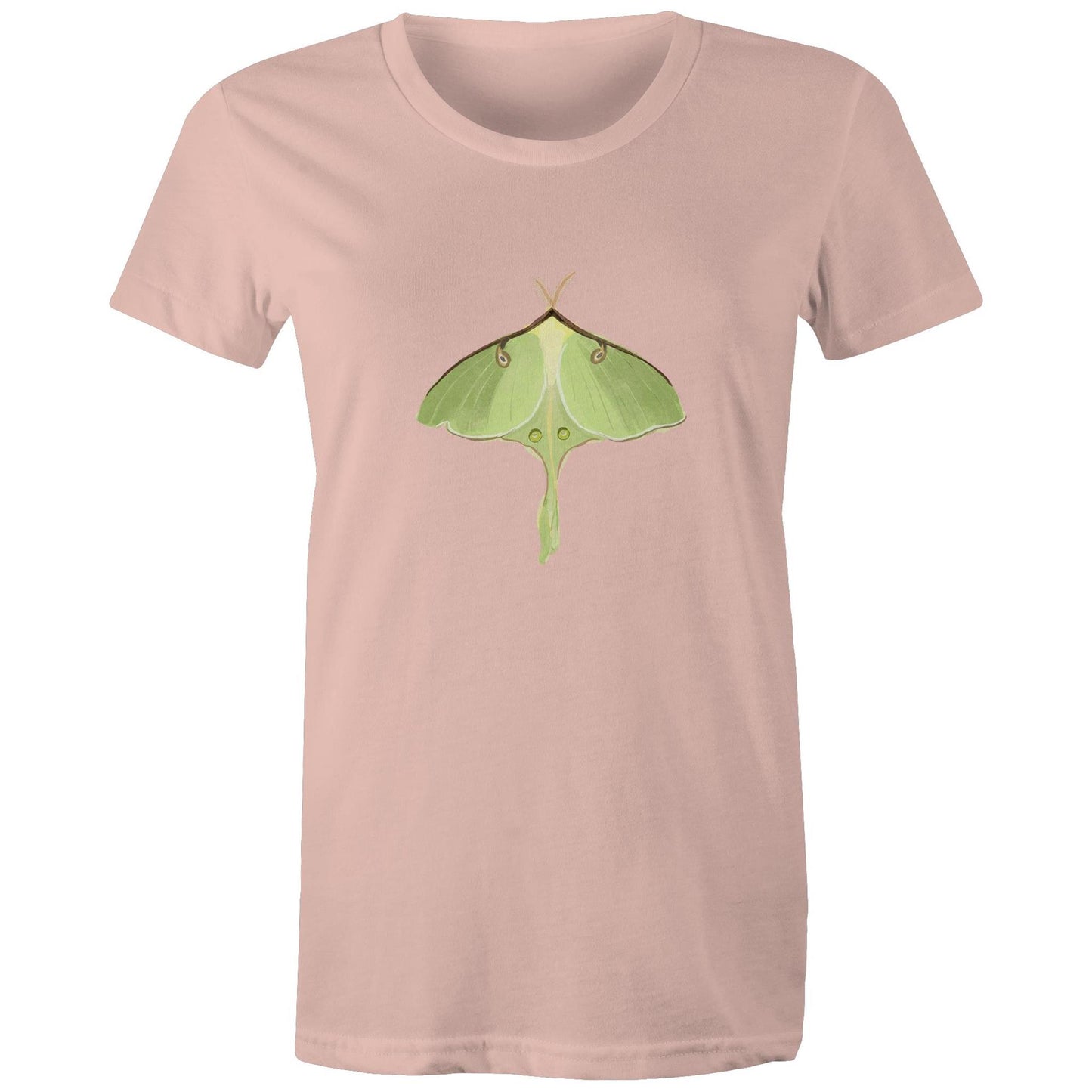 Earthfolk Printed T shirt - Women's Relaxed Fit - Luna Moth