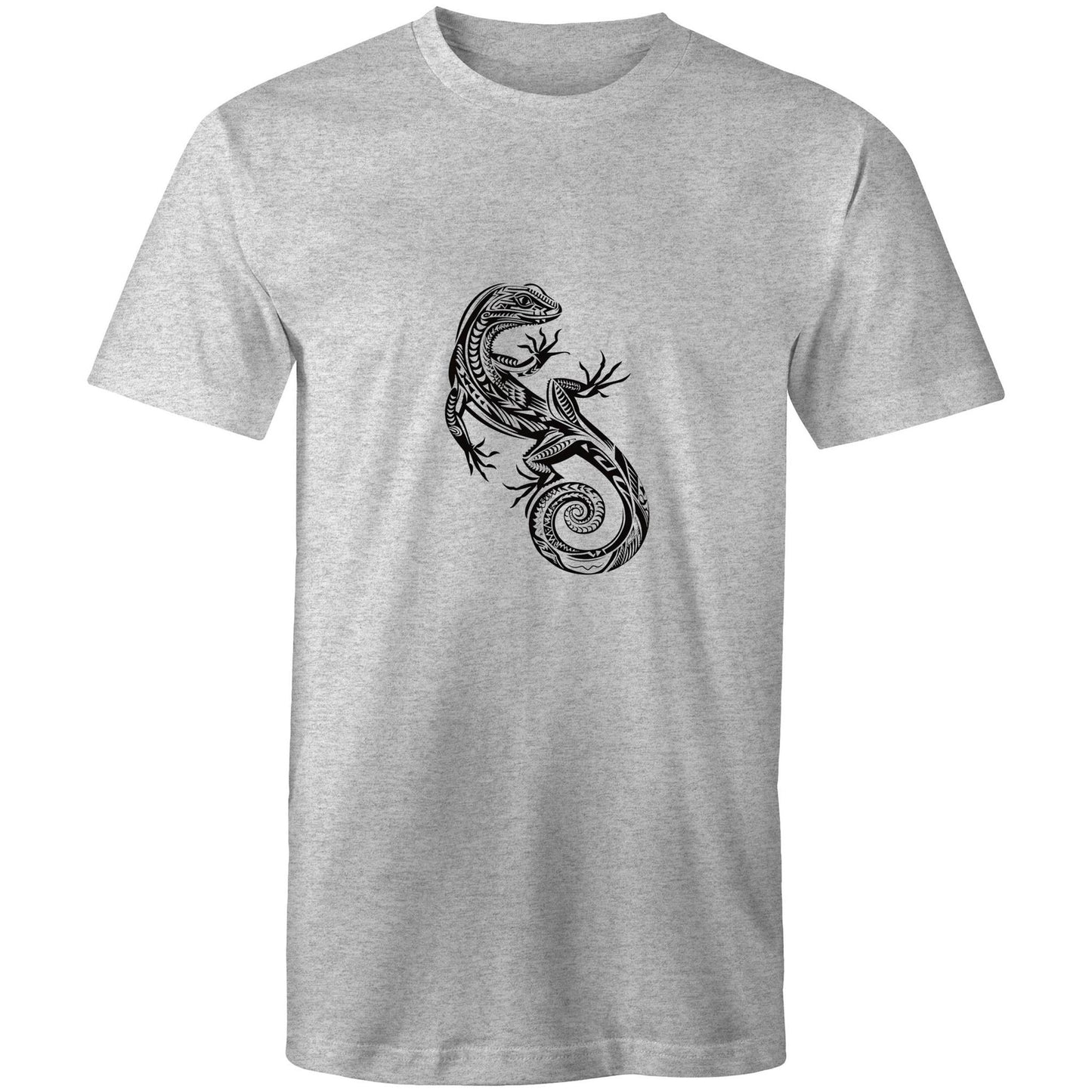 Men's Earthfolk T shirt - Totem Gecko - The Crescent Moon