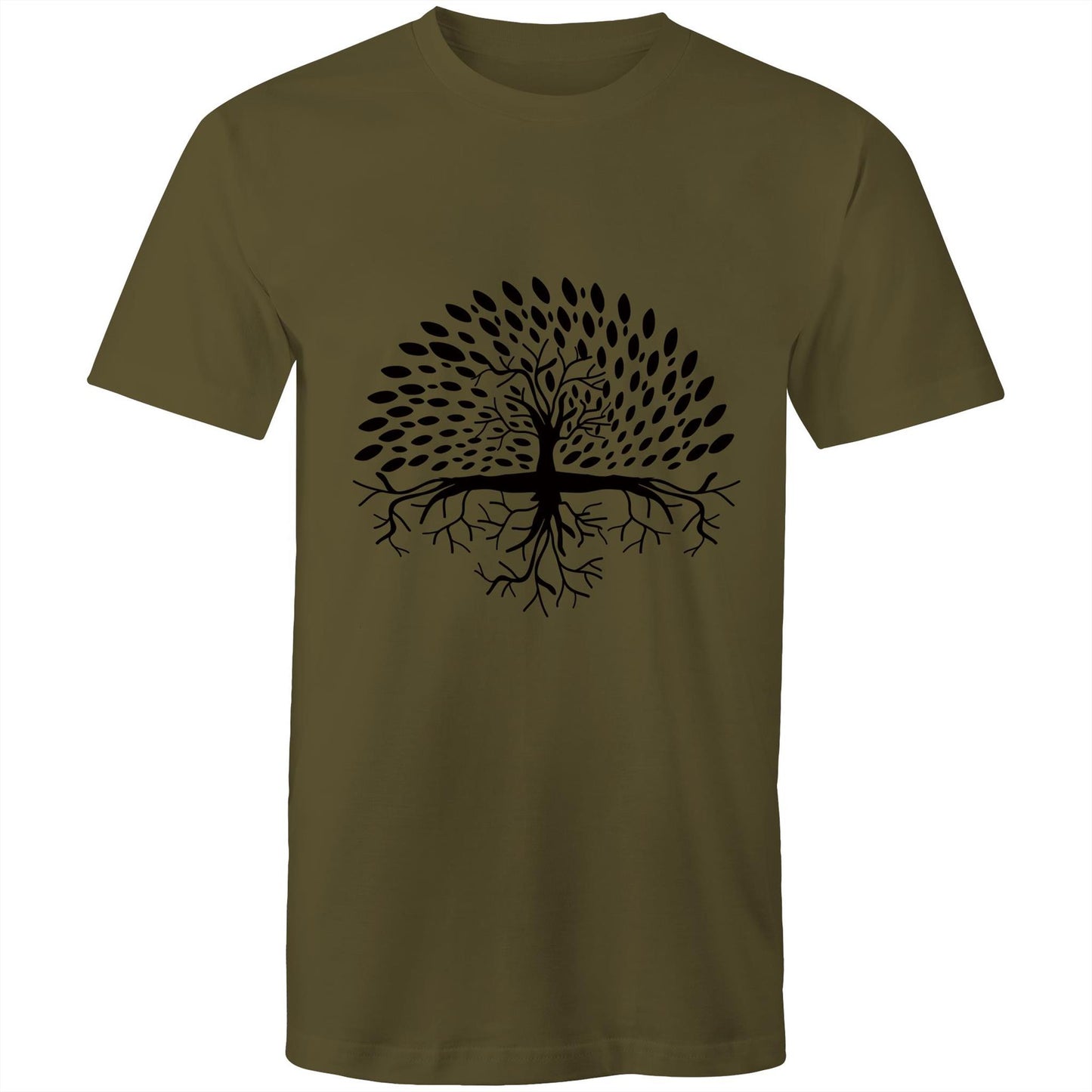 Men's Earthfolk Printed T shirt - Tree of Life - The Crescent Moon