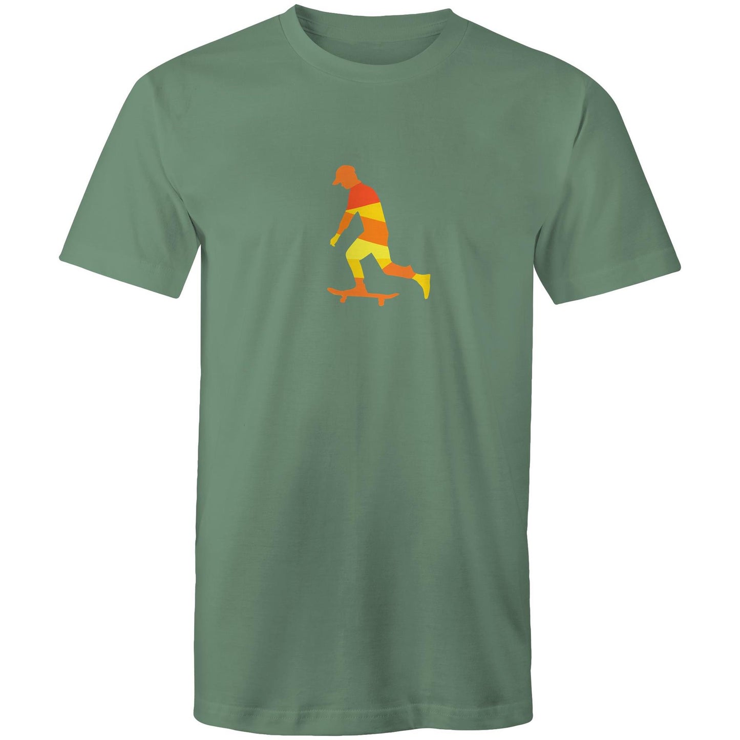 Men's Earthfolk T shirt - Sunset Skater