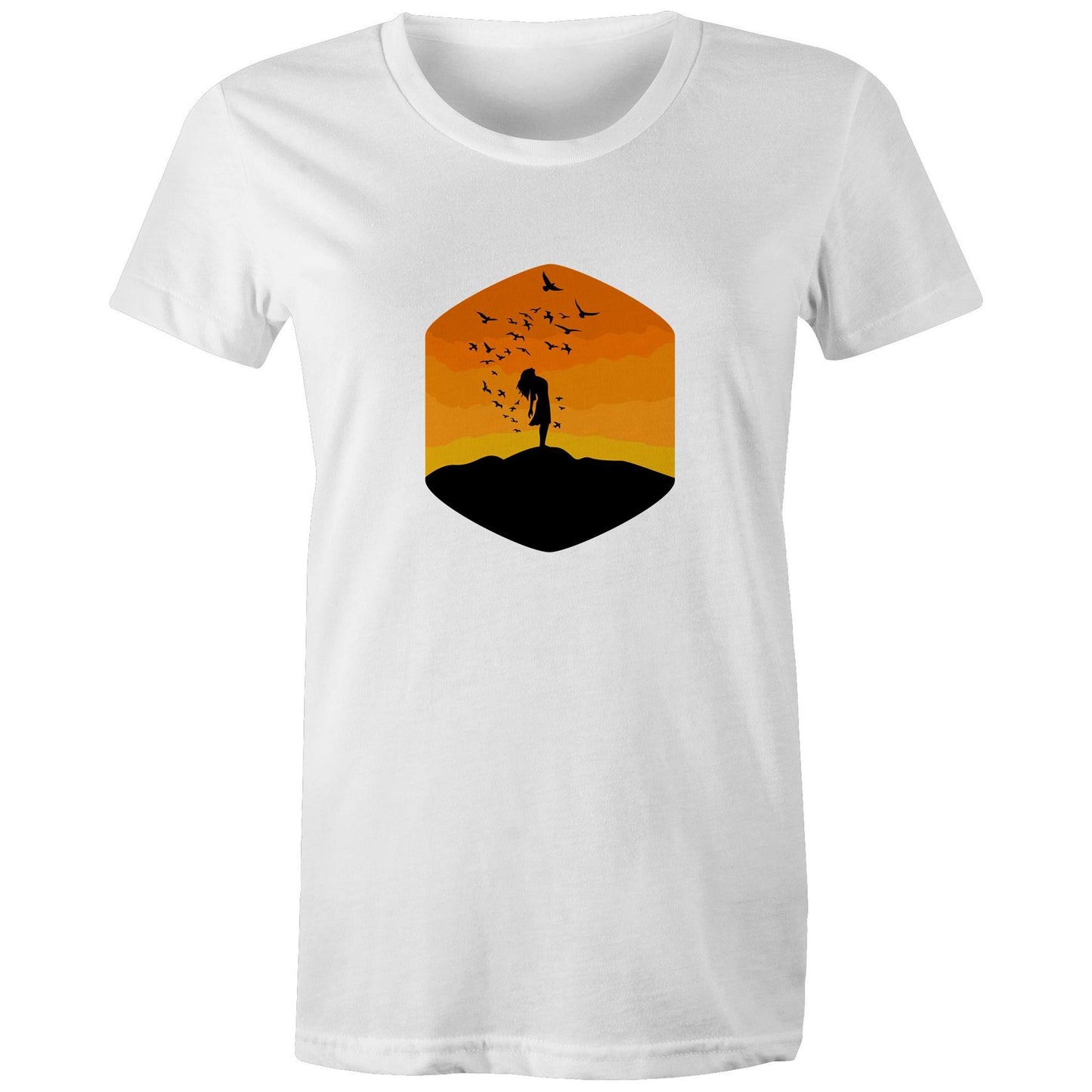 Women's Earthfolk Printed T shirt - Freedom
