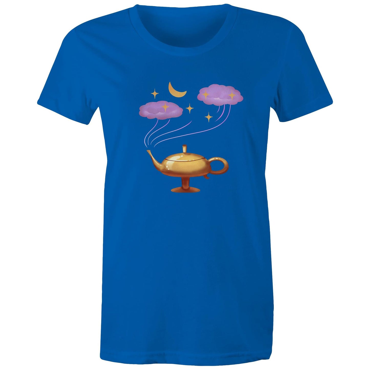 Women's Earthfolk T shirt - 3 Wishes - The Crescent Moon
