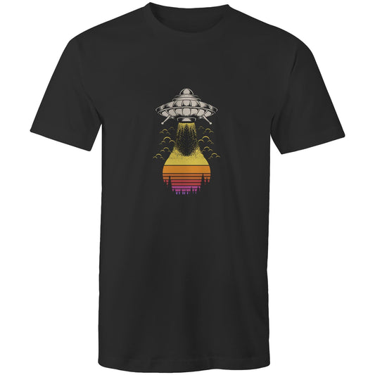 Men's Earthfolk Printed T shirt - Alien Summer - The Crescent Moon