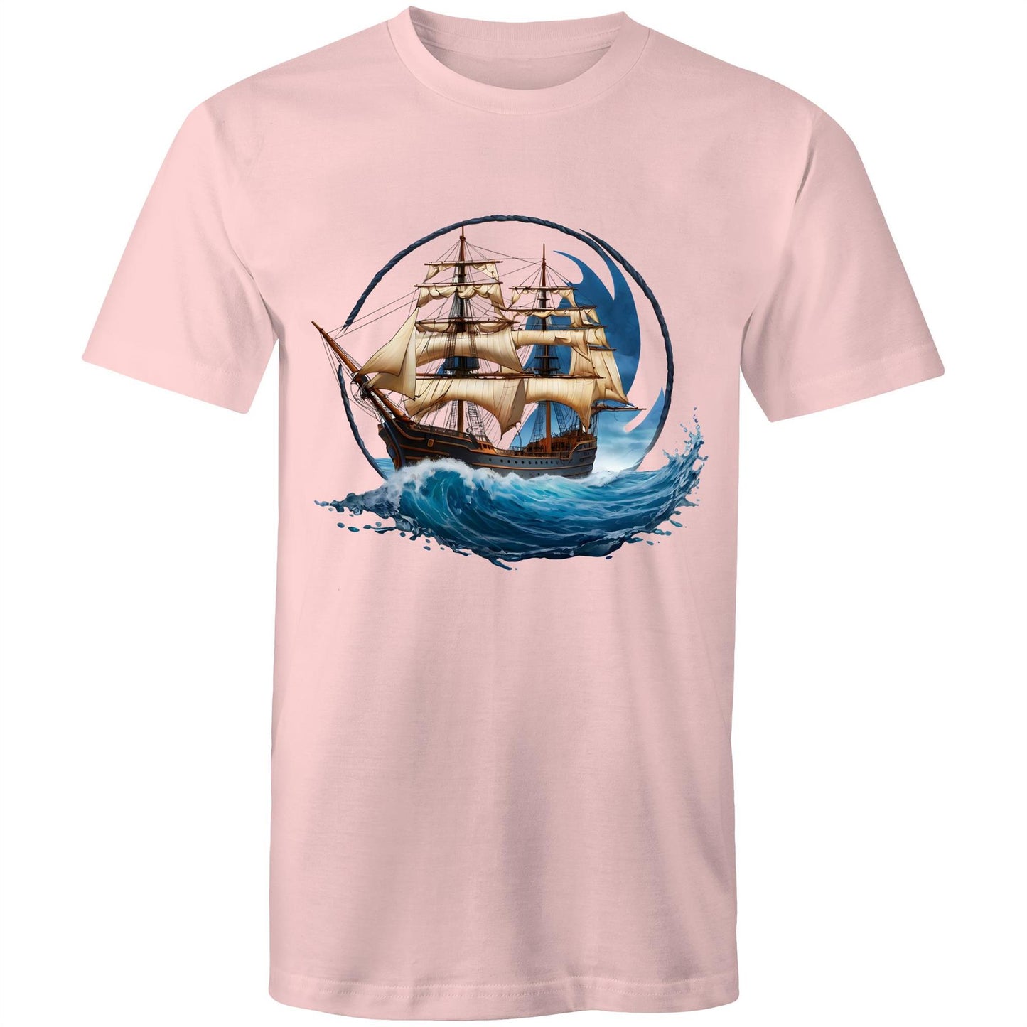 Men's Earthfolk T shirt - Ahoy me Hearties - The Crescent Moon