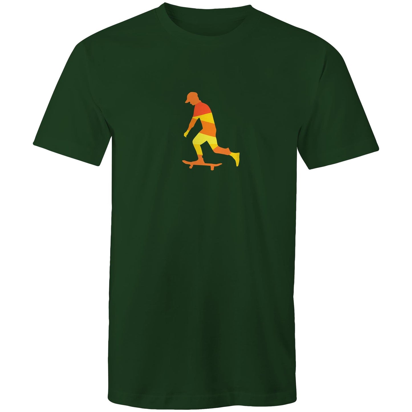 Men's Earthfolk T shirt - Sunset Skater
