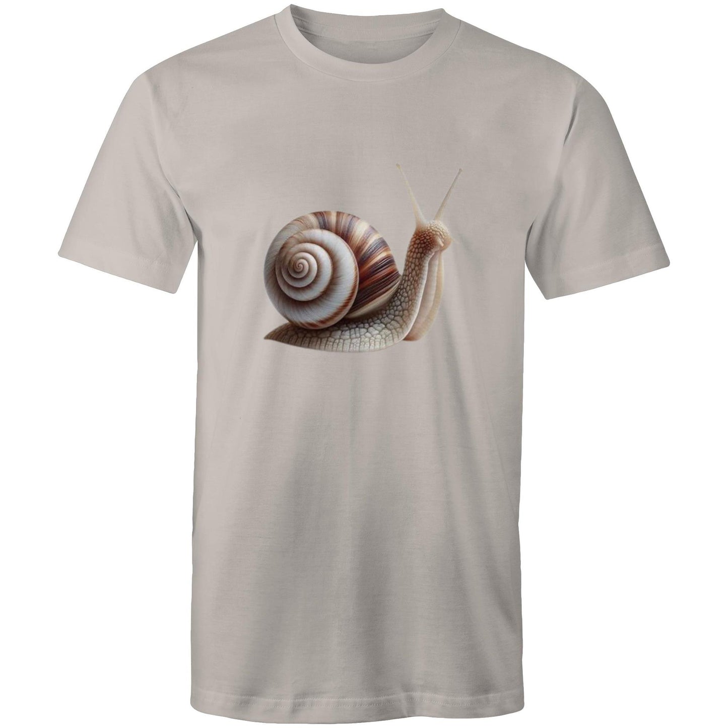Men's Earthfolk printed T shirt - Snail - The Crescent Moon