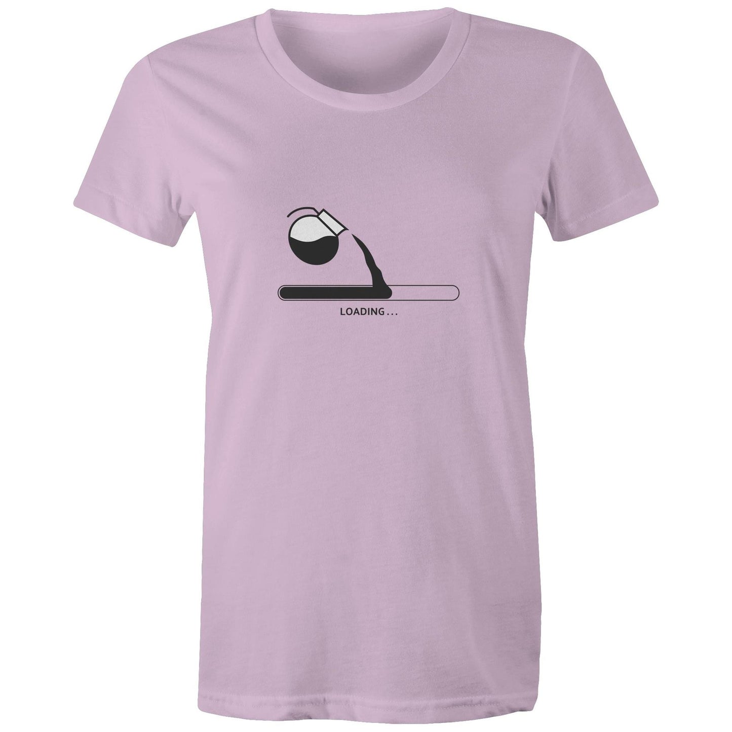 Women's Earthfolk Printed T shirt - Coffee Hit