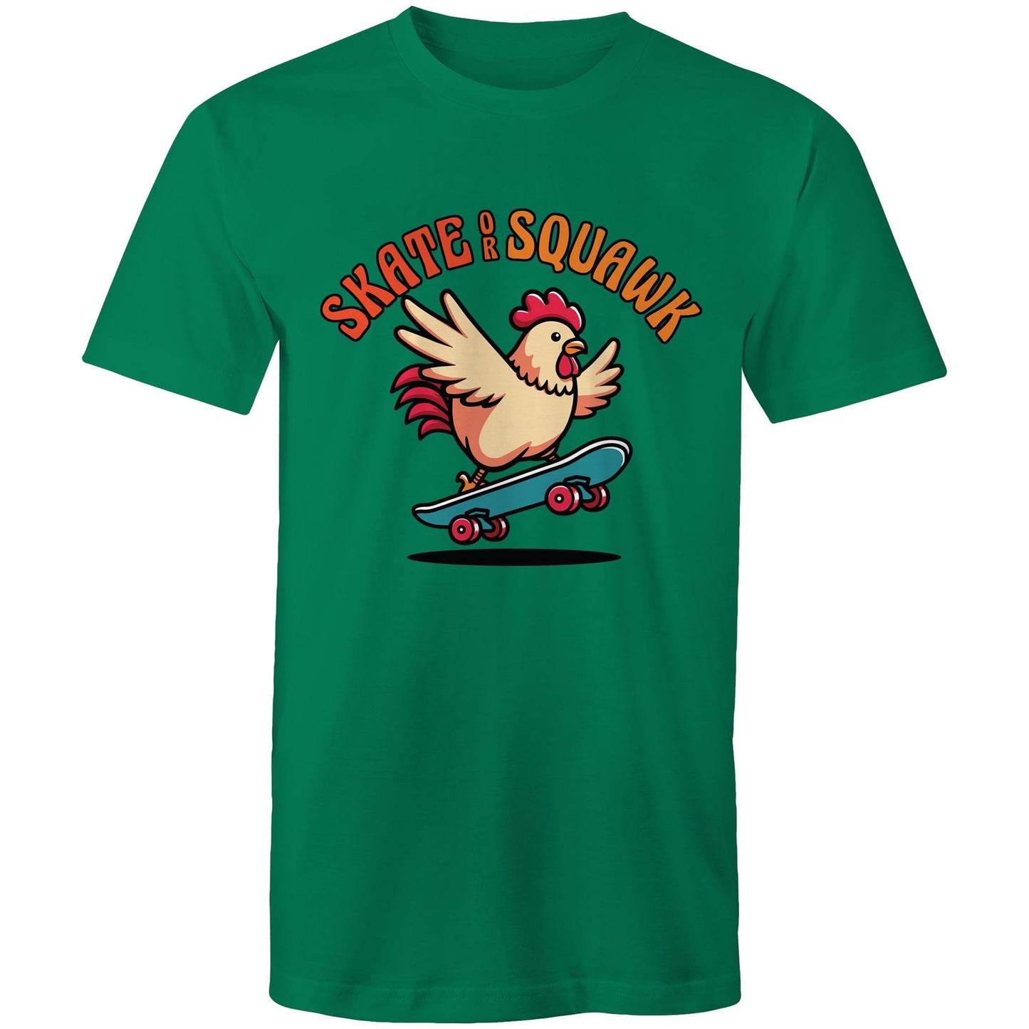 Men's Earthfolk T shirt - Skater Chook
