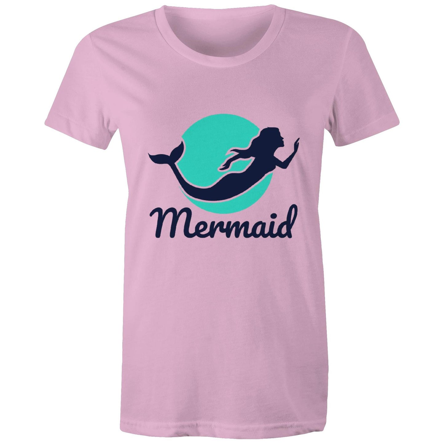 Women's Earthfolk Printed T shirt - Mermaid - The Crescent Moon
