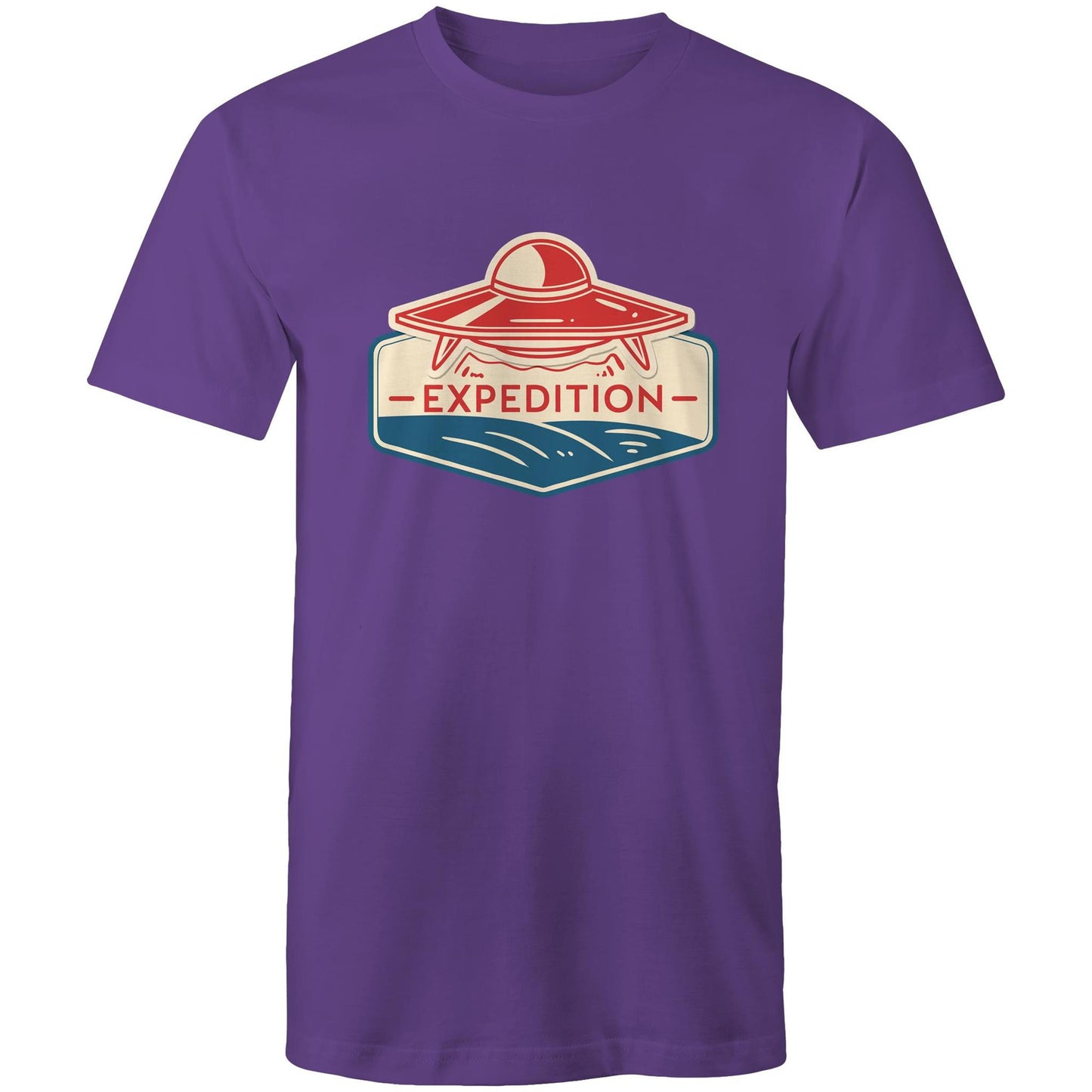 Men's Earthfolk T shirt - Alien Expedition - The Crescent Moon