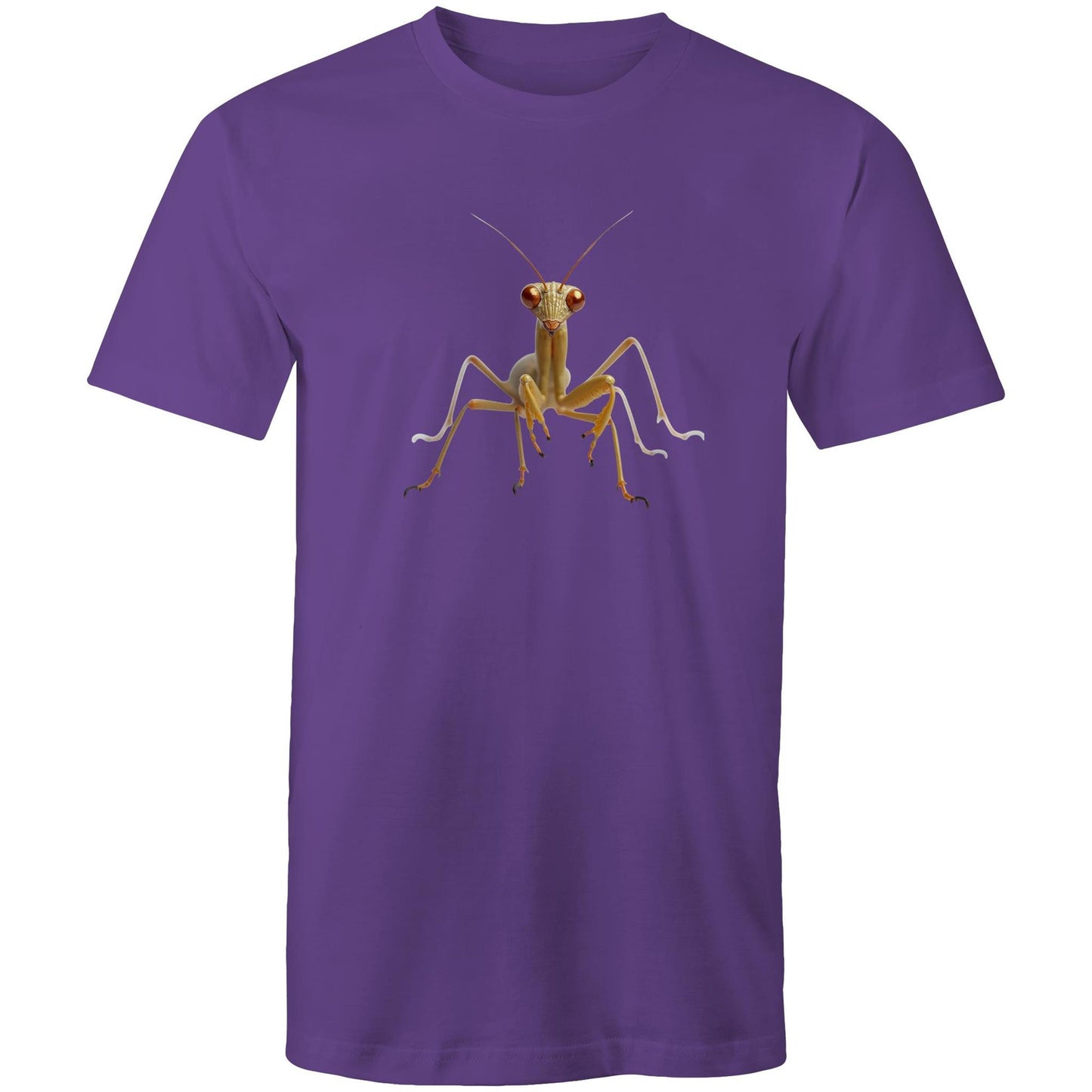 Men's Earthfolk Printed T shirt - Praying Mantis - The Crescent Moon