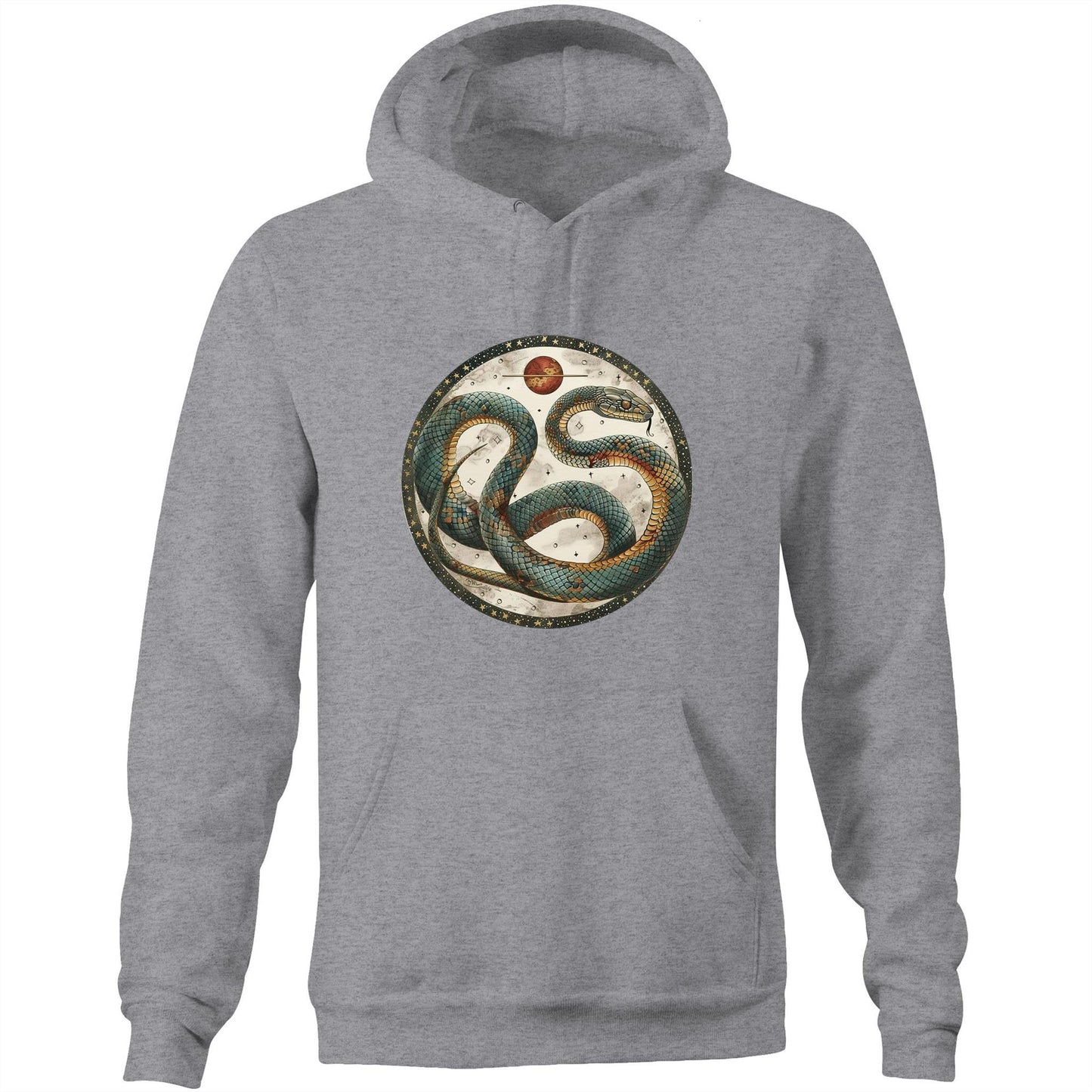 Men's Earthfolk Hoodie - Celestial Serpent