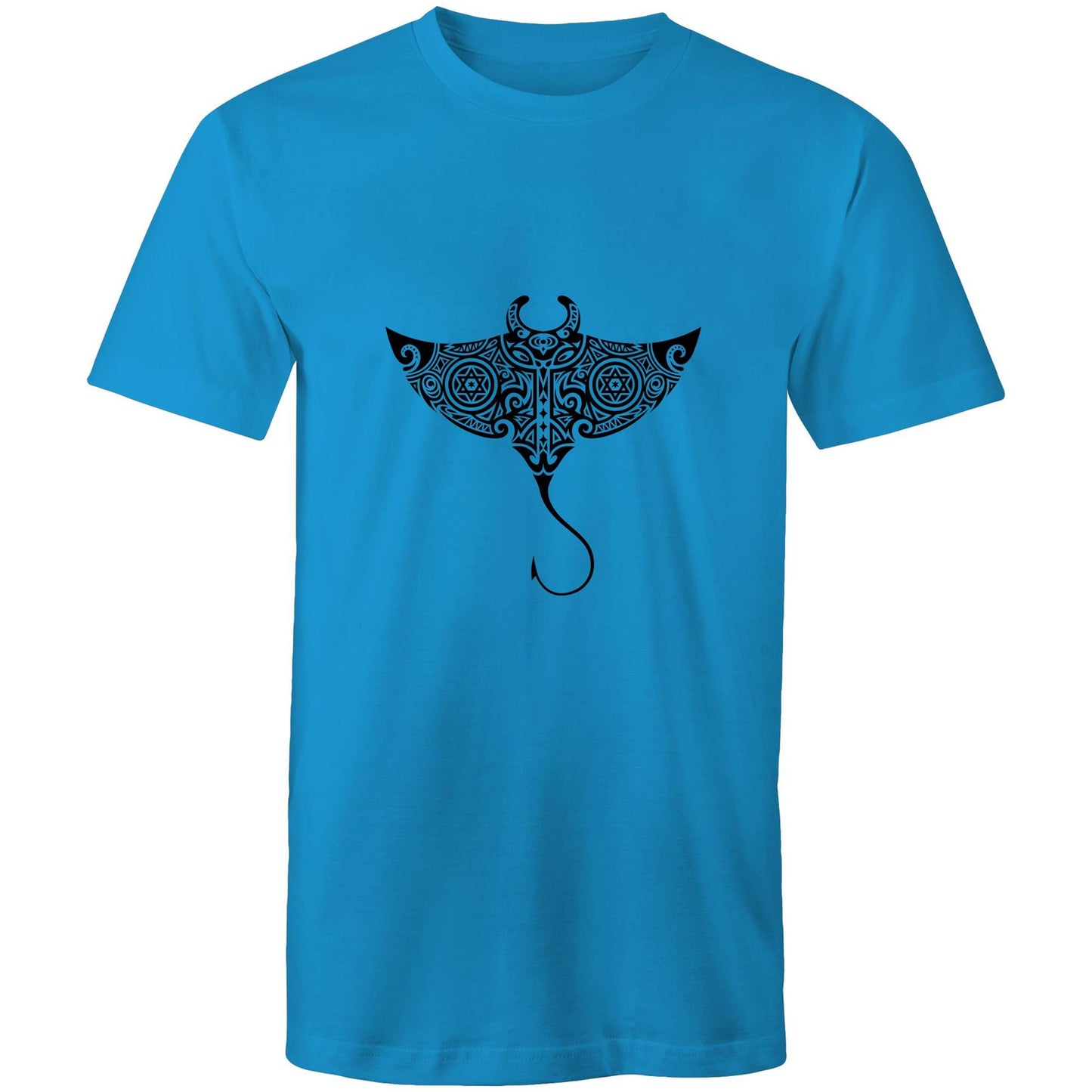 Men's Earthfolk T shirt - Totem Sting Ray - The Crescent Moon