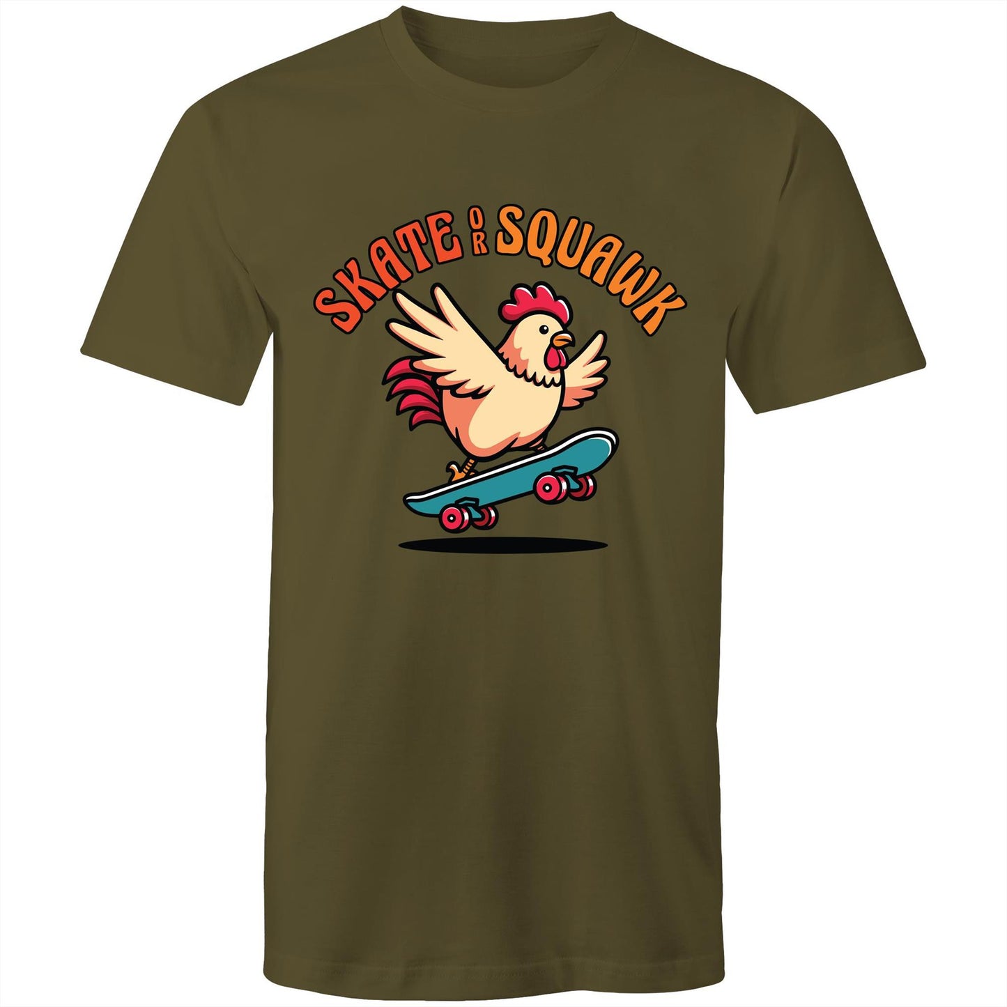 Men's Earthfolk T shirt - Skater Chook