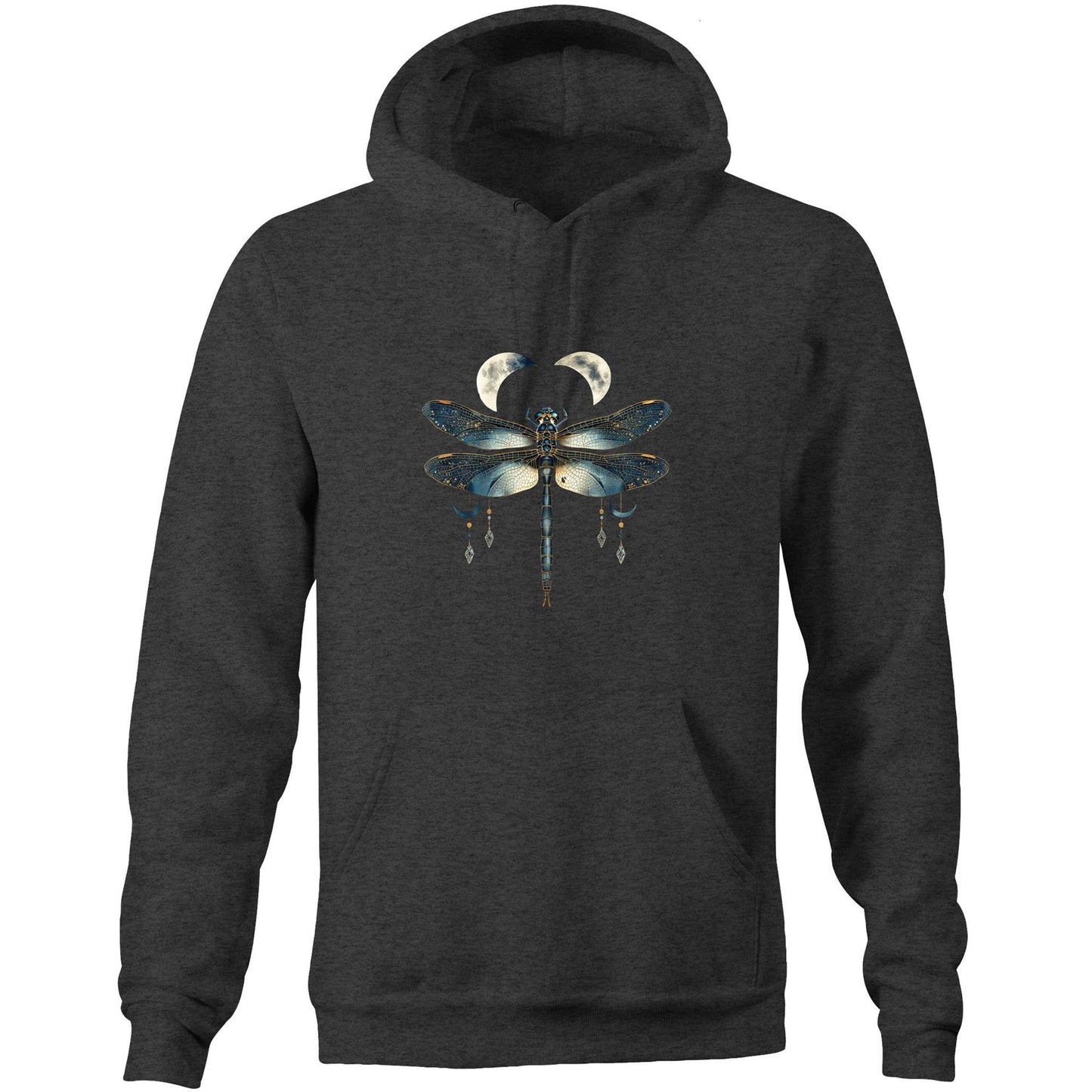Unisex Earthfolk Hoodie - Dragonfly Moon