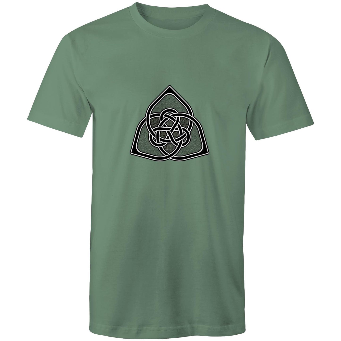 Men's Earthfolk T shirt - Celtic Shadow - The Crescent Moon