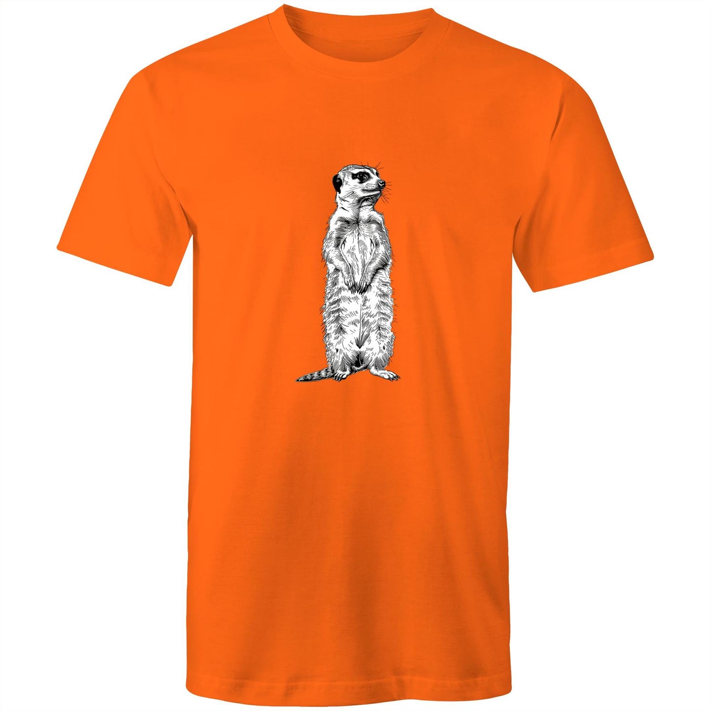 Mens Earthfolk T shirt - Meerkat - The Crescent Moon