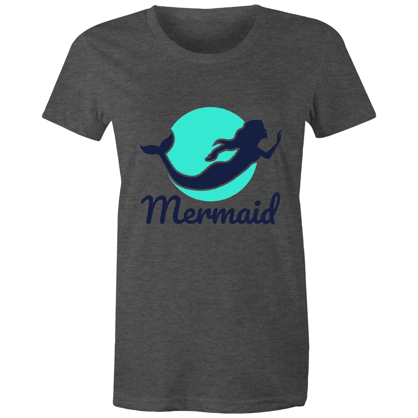 Women's Earthfolk Printed T shirt - Mermaid - The Crescent Moon