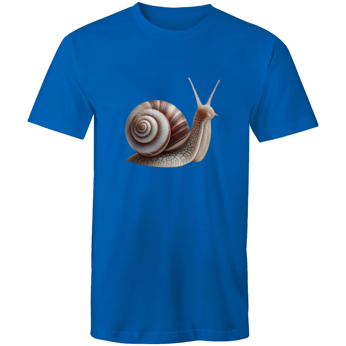 Men's Earthfolk printed T shirt - Snail - The Crescent Moon