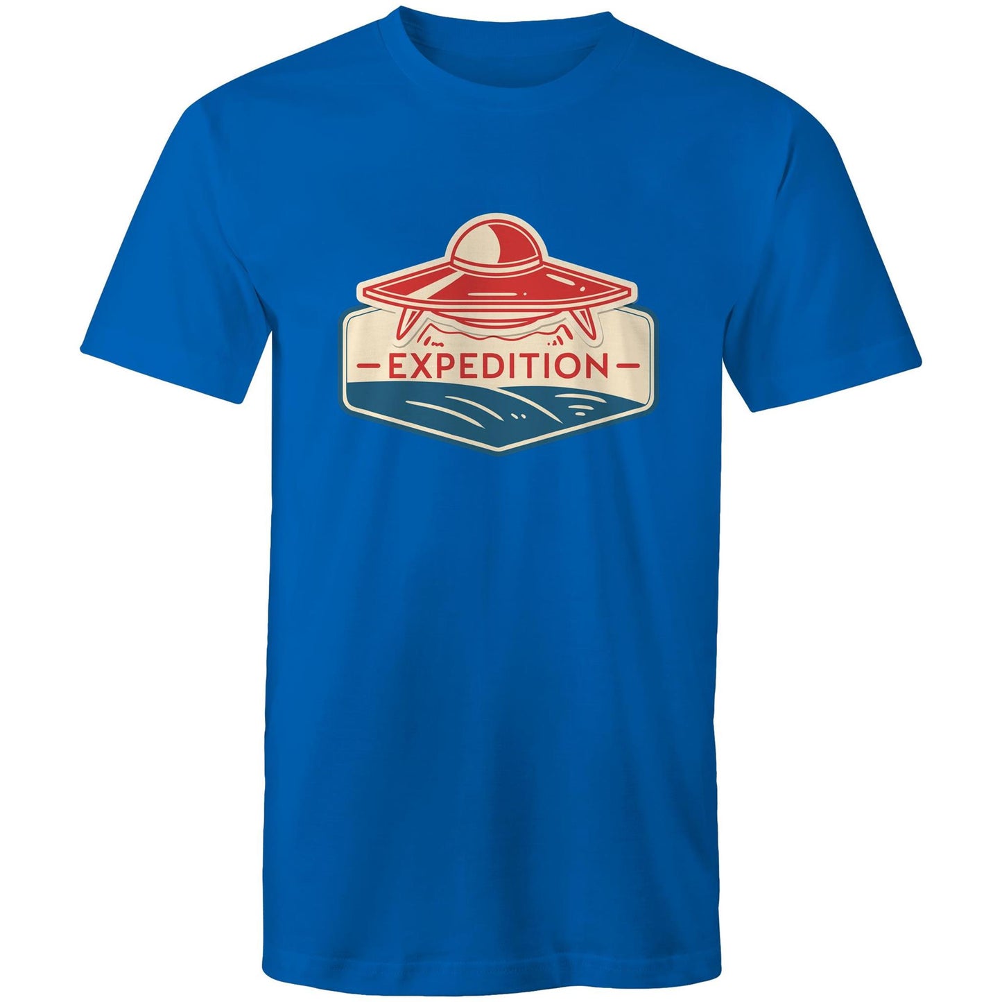 Men's Earthfolk T shirt - Alien Expedition - The Crescent Moon