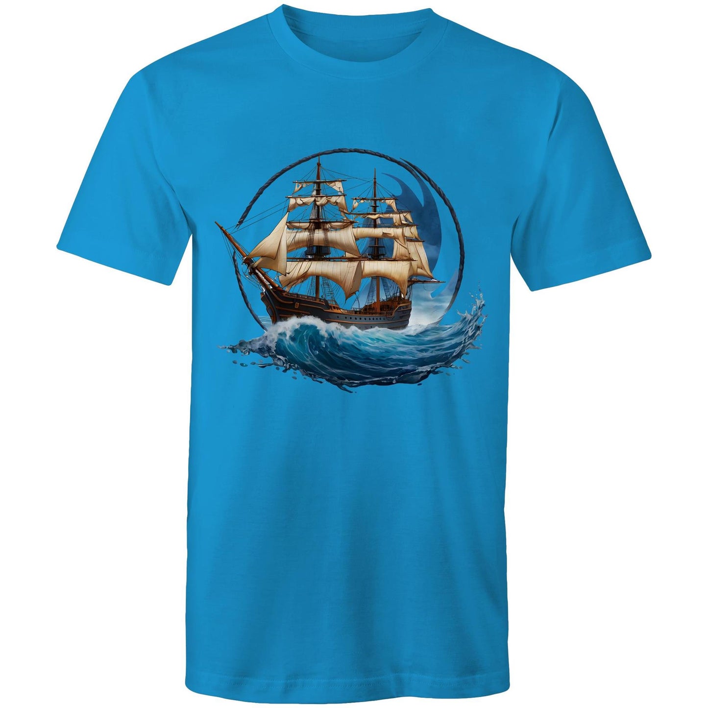 Men's Earthfolk T shirt - Ahoy me Hearties - The Crescent Moon
