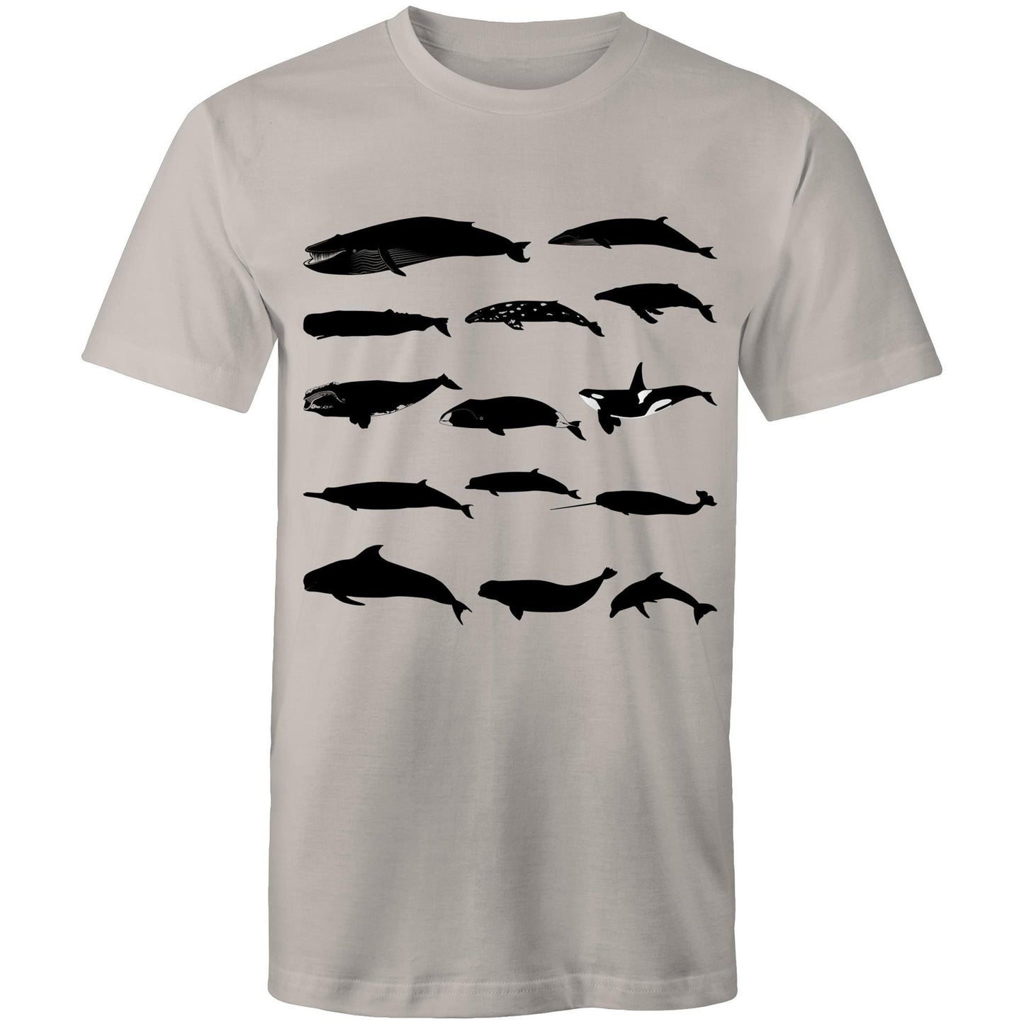 Men's Earthfolk Tshirt - Whale Silhouette - The Crescent Moon
