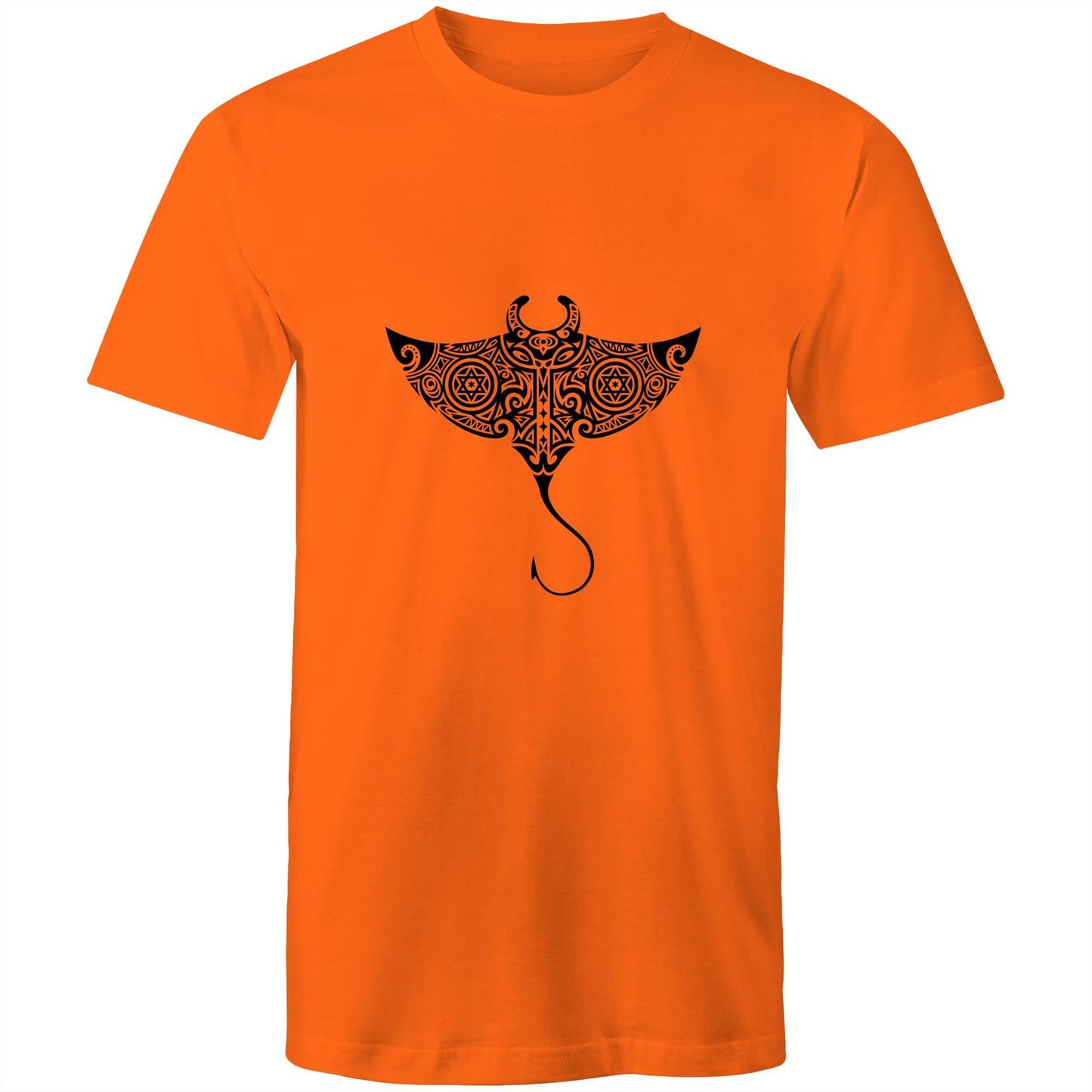 Men's Earthfolk T shirt - Totem Sting Ray - The Crescent Moon