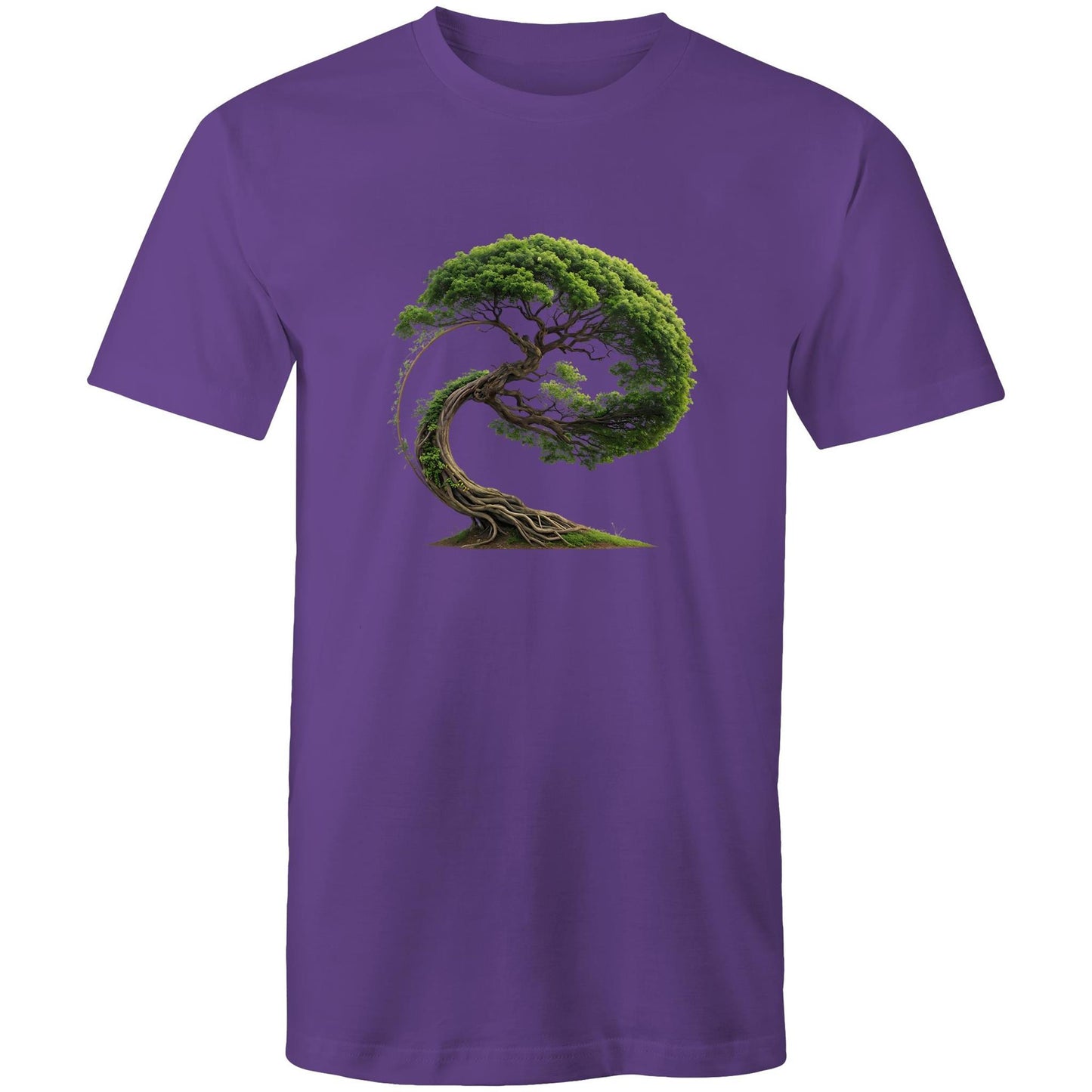 Men's Earthfolk T shirt - Swept in Motion - The Crescent Moon