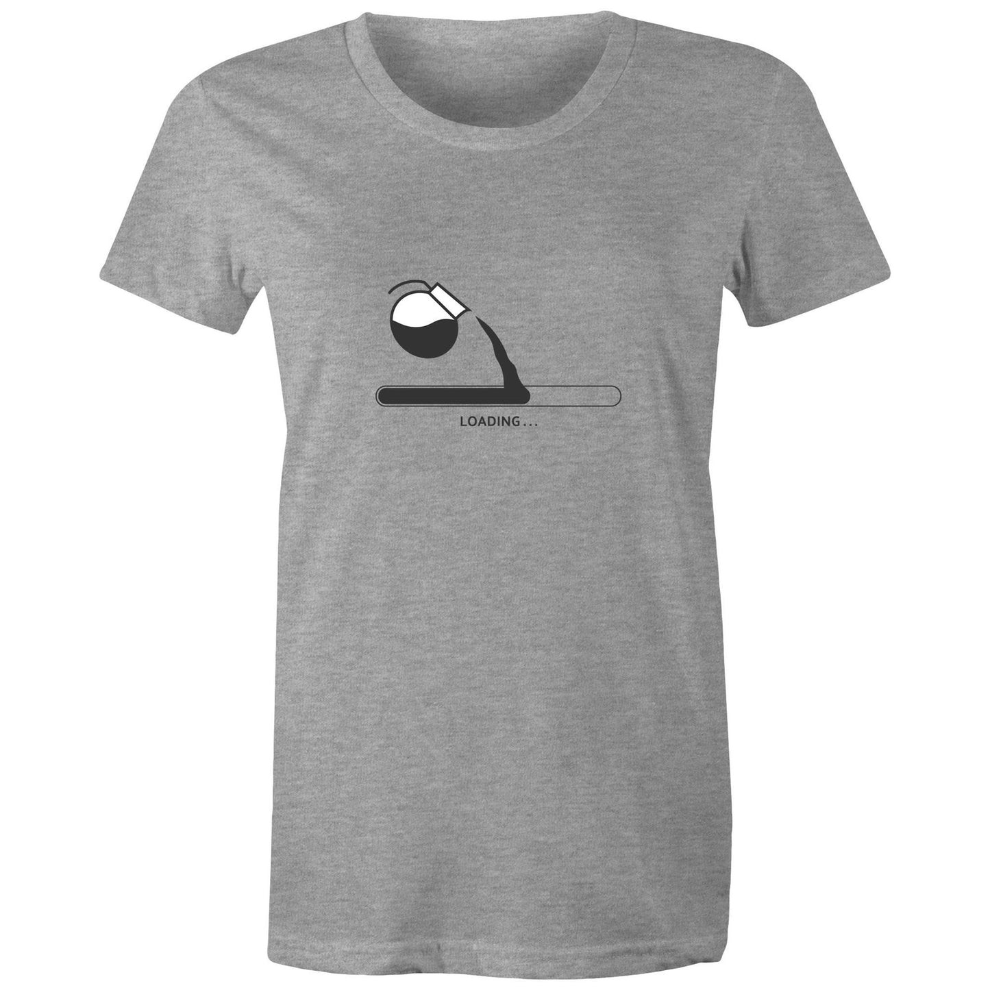 Women's Earthfolk Printed T shirt - Coffee Hit