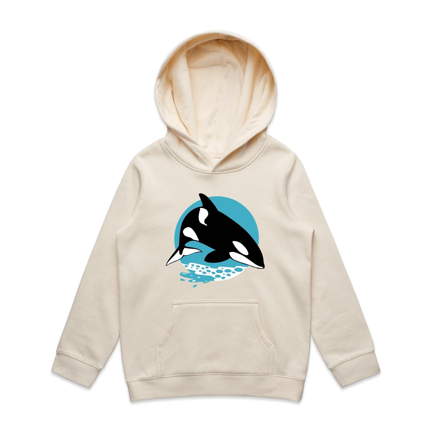 Kids Earthfolk Hoodie - Orca - The Crescent Moon