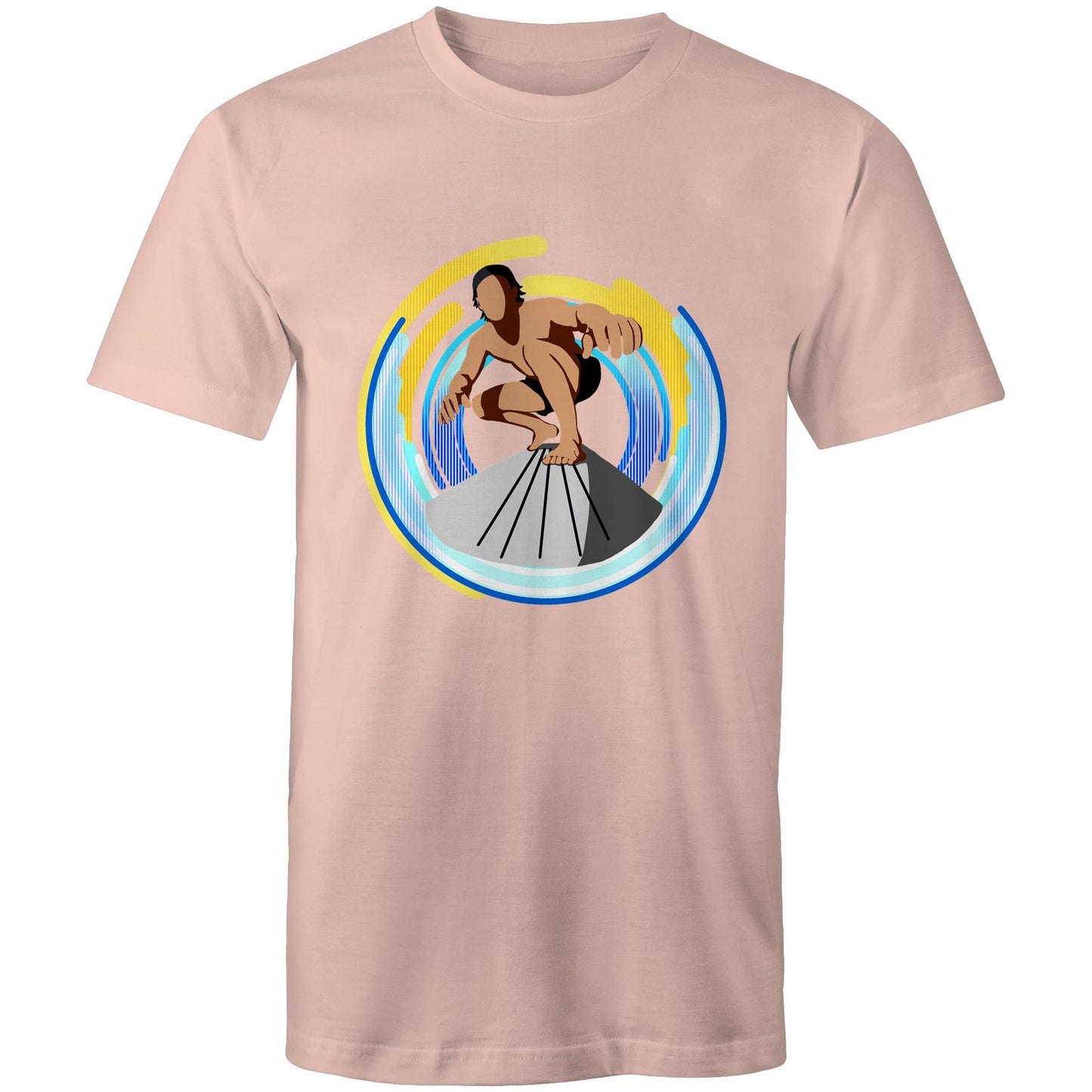 Men's Earthfolk T shirt - Green Room - The Crescent Moon