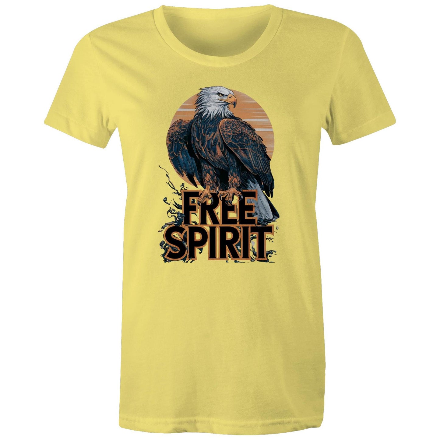 Womens Earthfolk T shirt - Free Spirit - The Crescent Moon