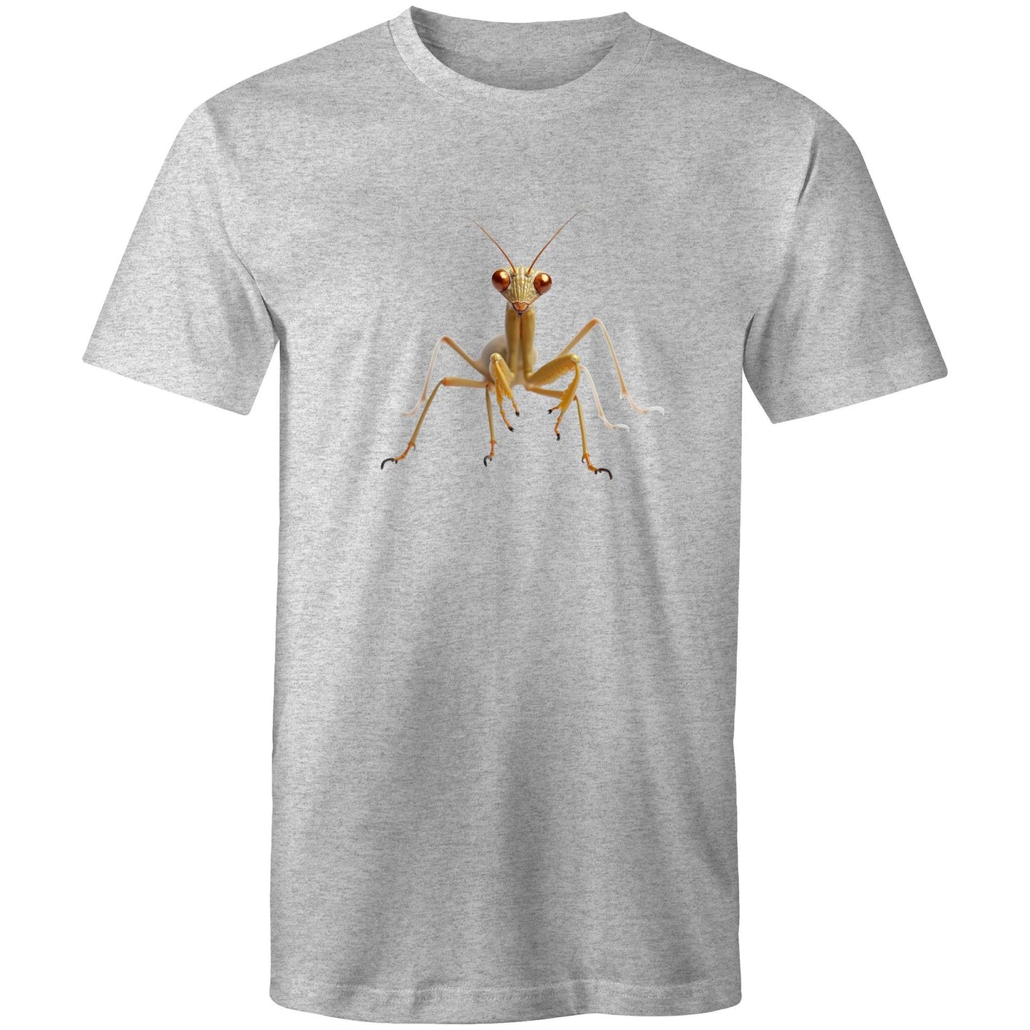 Men's Earthfolk Printed T shirt - Praying Mantis - The Crescent Moon