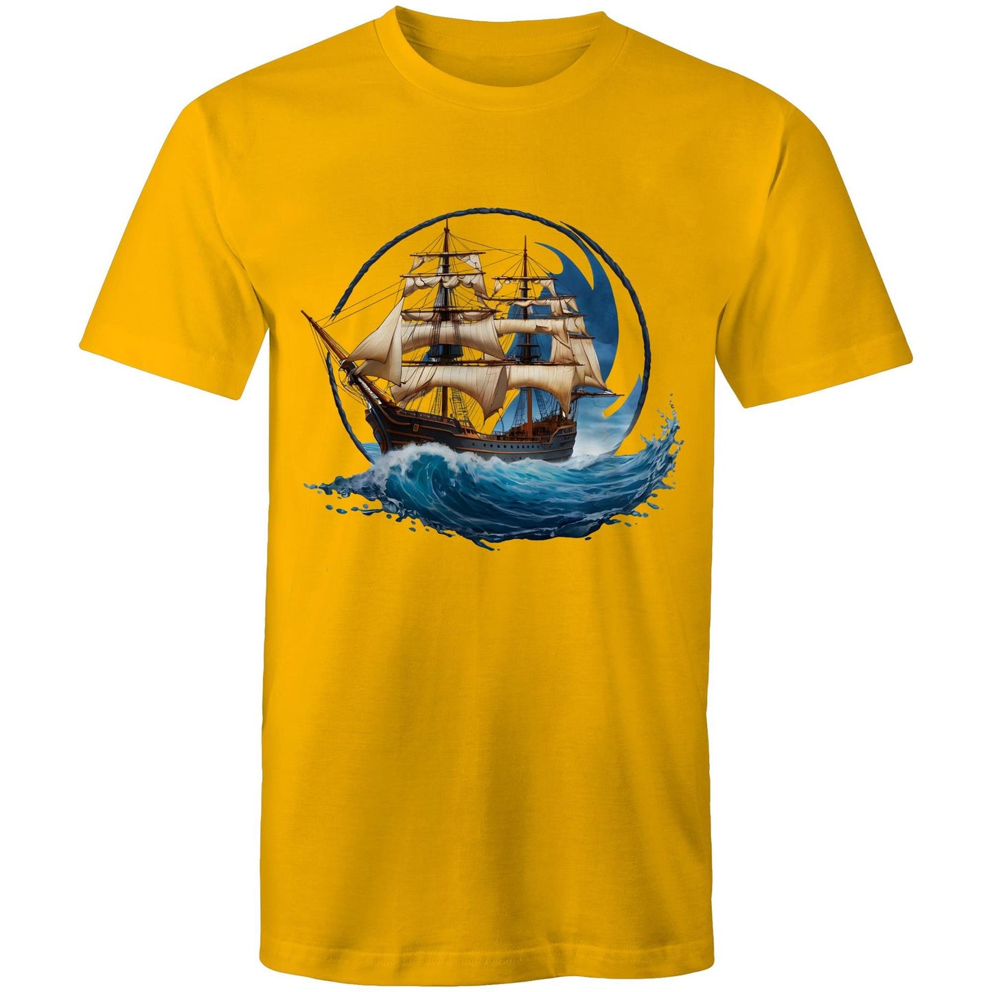 Men's Earthfolk T shirt - Ahoy me Hearties - The Crescent Moon