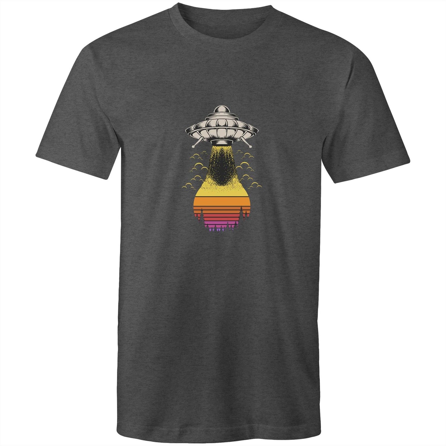 Men's Earthfolk Printed T shirt - Alien Summer - The Crescent Moon
