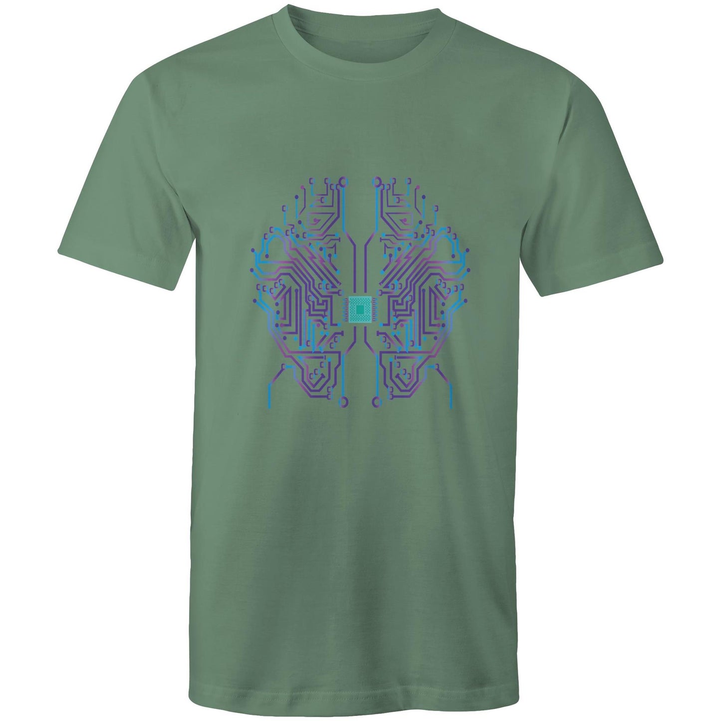 Men's Earthfolk T shirt - Brainwave - The Crescent Moon