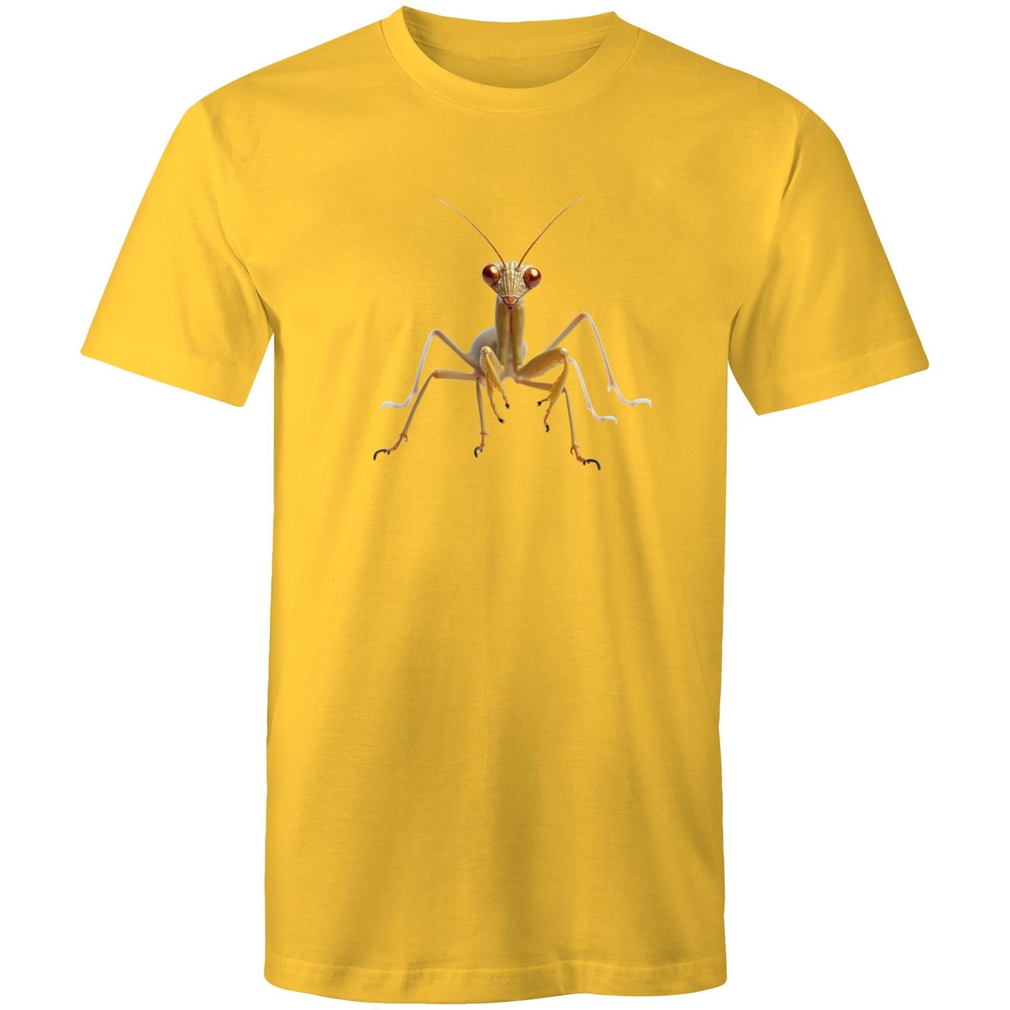 Men's Earthfolk Printed T shirt - Praying Mantis - The Crescent Moon