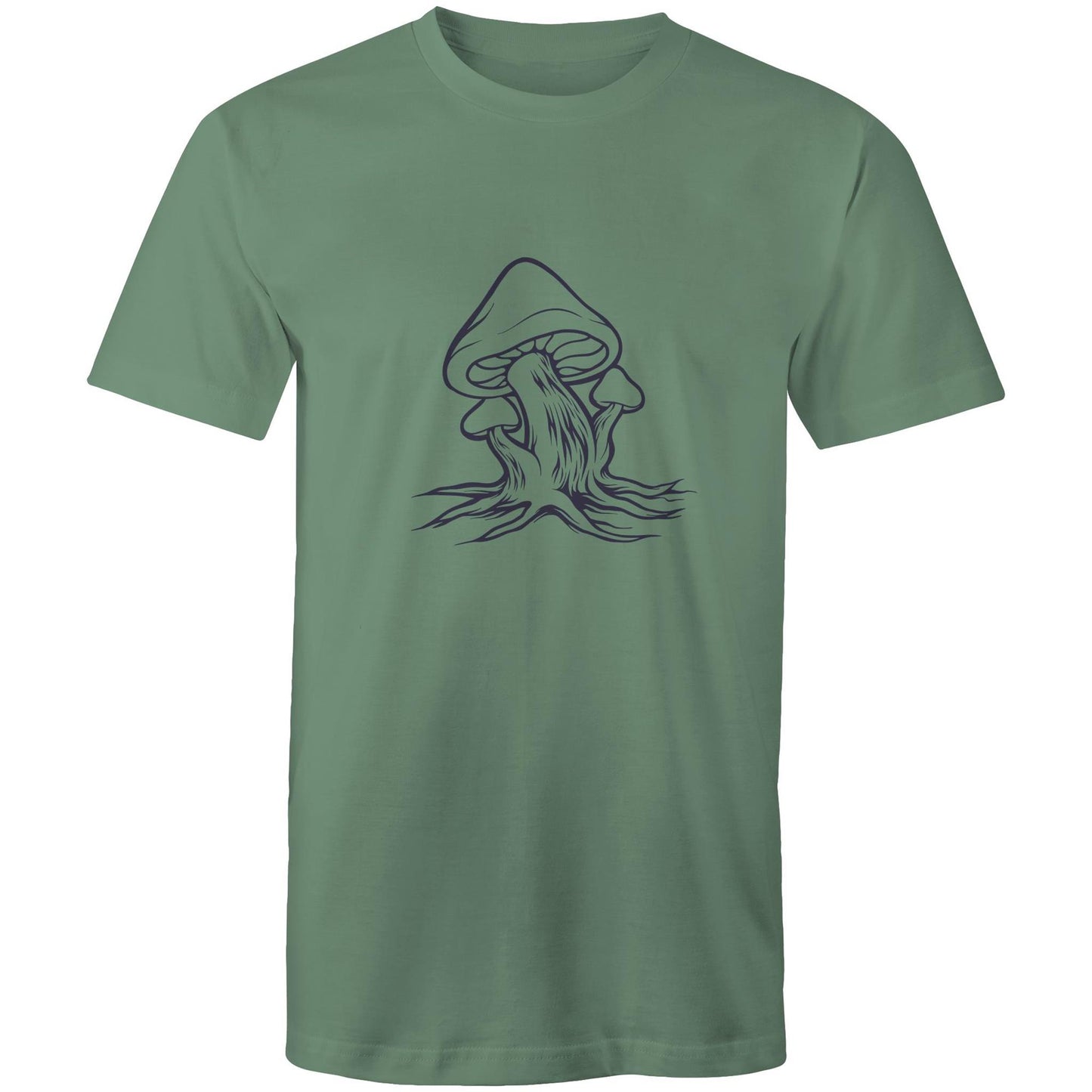 Men's Earthfolk T shirt - Fungi - The Crescent Moon